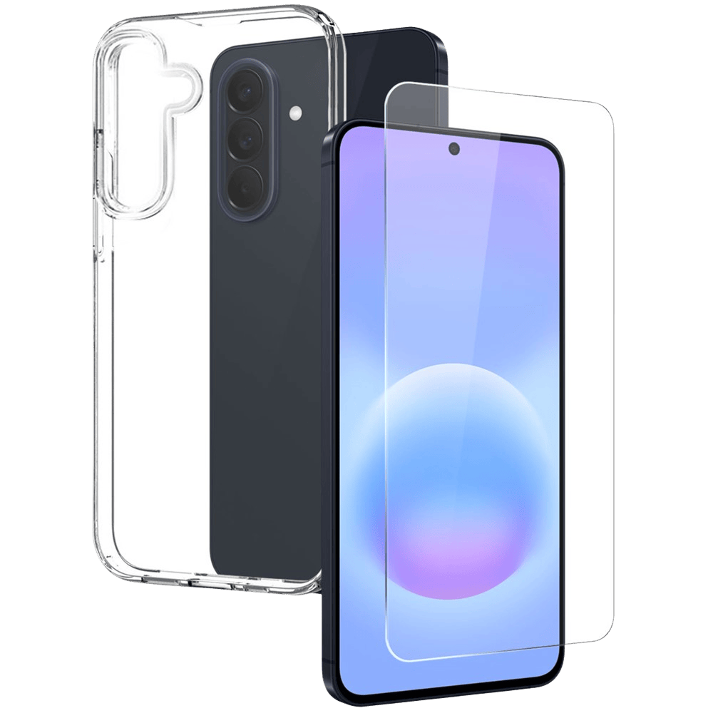 Northjo Samsung Galaxy A57 2-in-1 Hoesje en Screenprotector Transparant