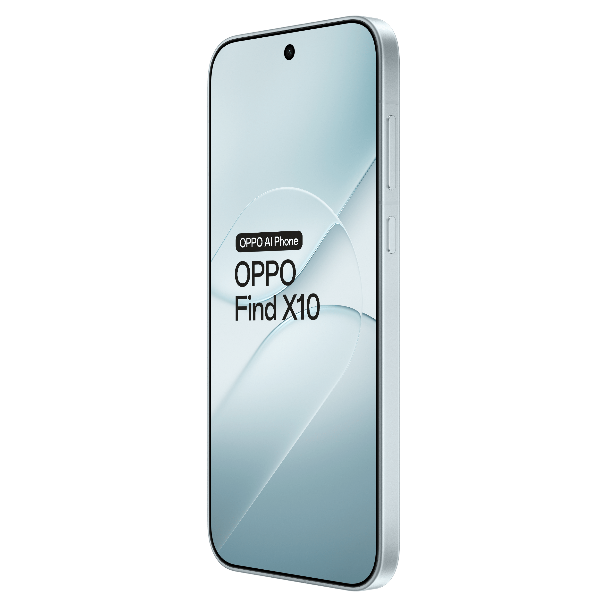 OPPO Find X10 Glacier Blue - Aanzicht vanaf links