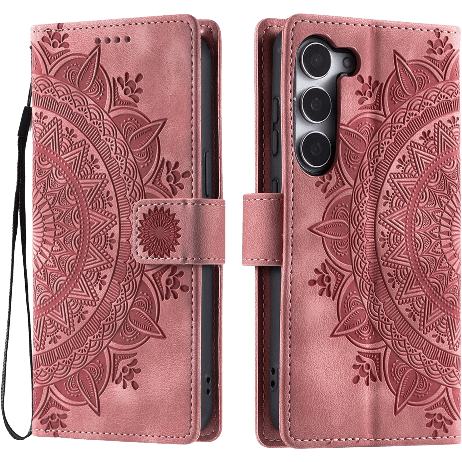 Comfycase Samsung Galaxy S26 Plus Mandala Bookcase Roze