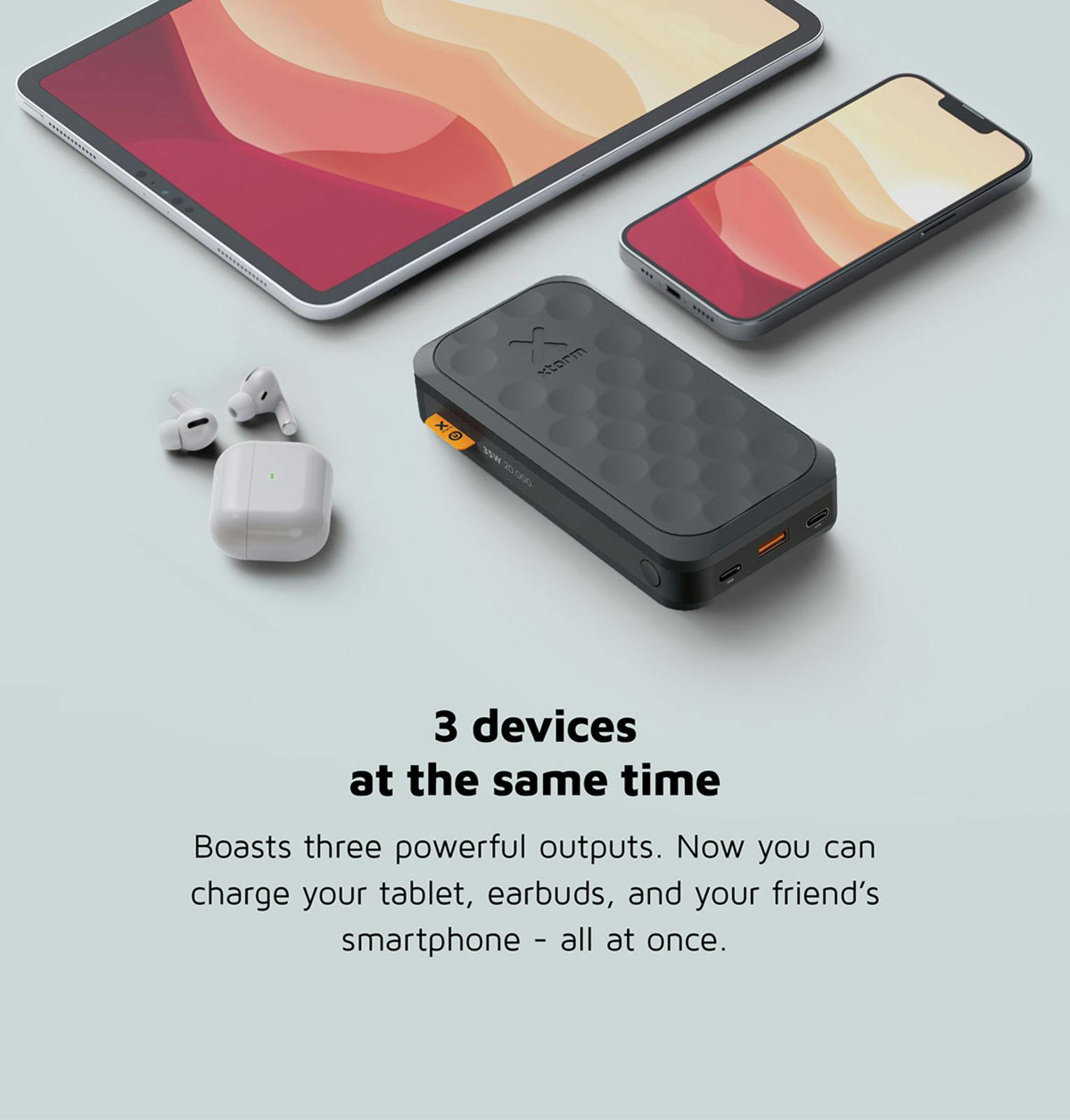 Xtorm 35W Fuel Series 5 Powerbank Black 20.000 mAh