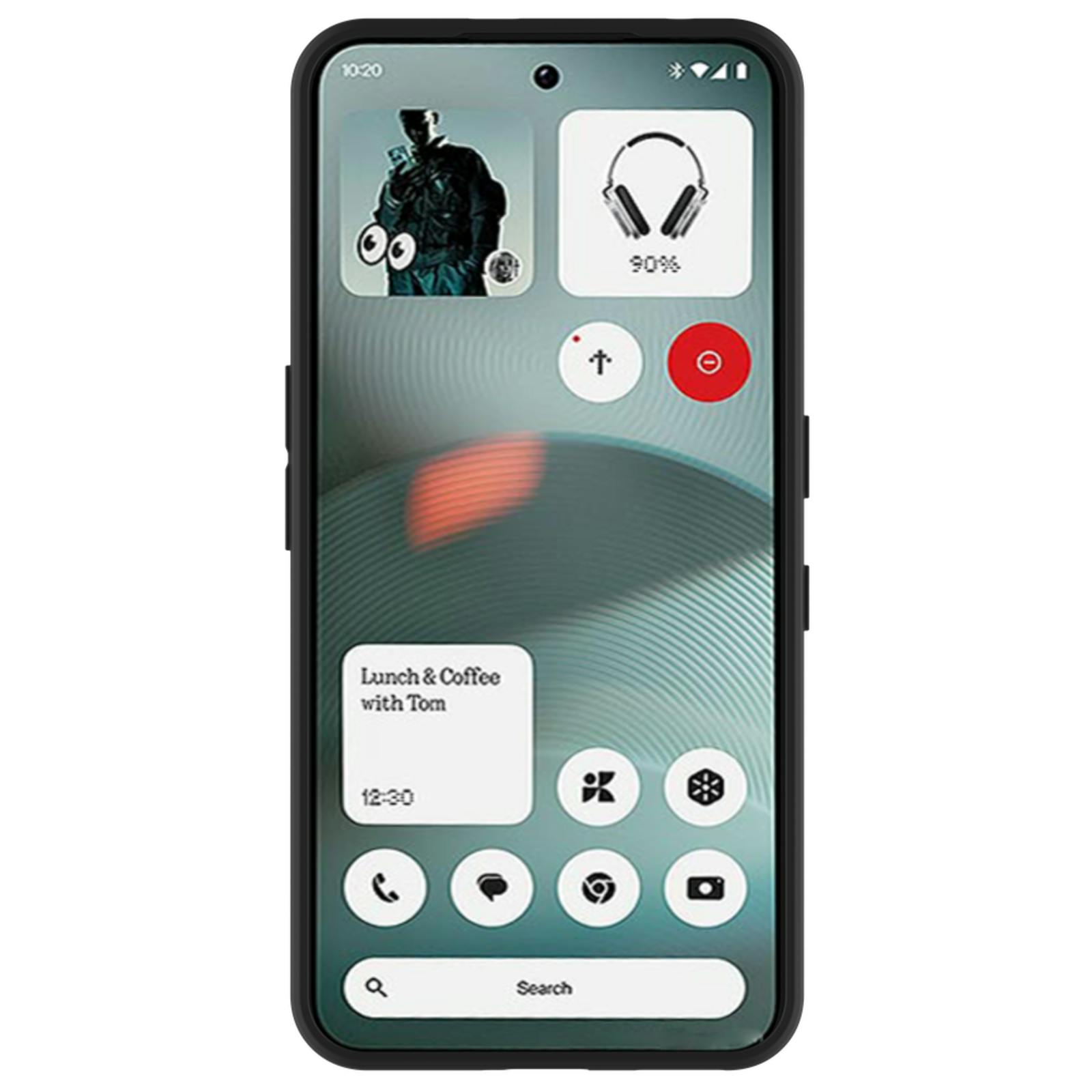 Just in Case Nothing Phone (3) TPU Hoesje Zwart