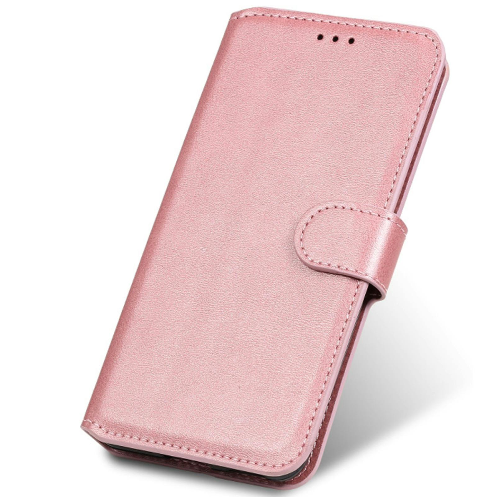 Mocaa Huawei P Smart 2020 Slim-Fit Boek Hoesje Roségoud