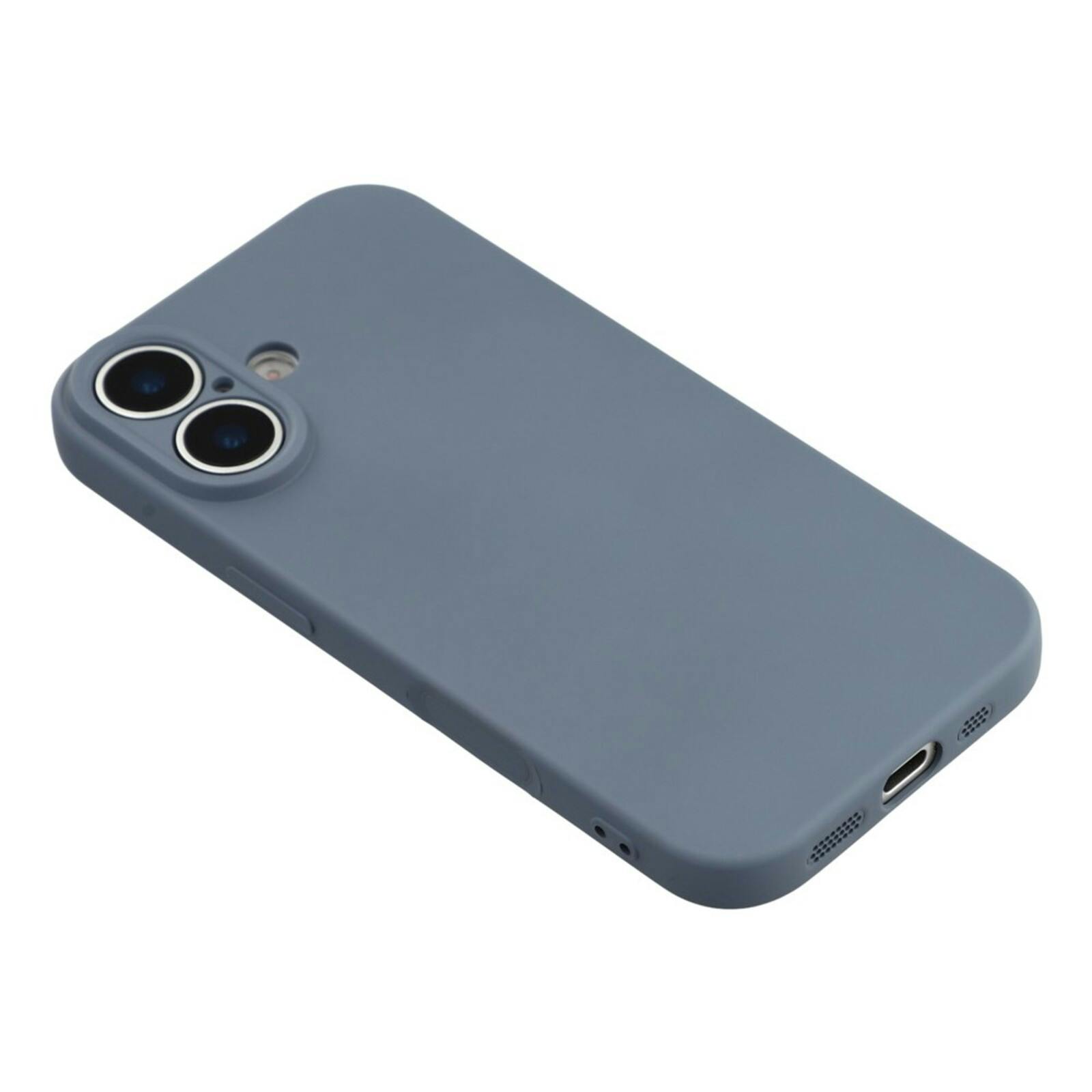 Mocaa Apple iPhone 17 Lens Protection Hoesje Blauwgrijs