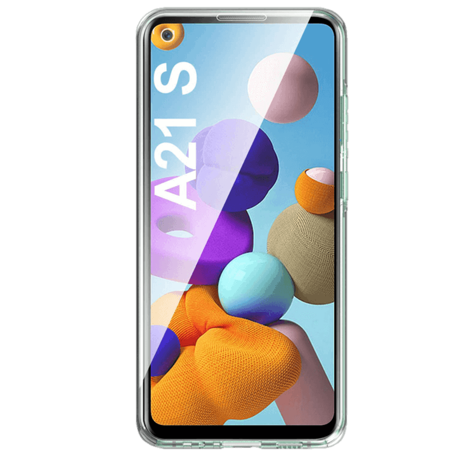 Mocaa Samsung Galaxy A21s Full Body Beschermhoes Transparant