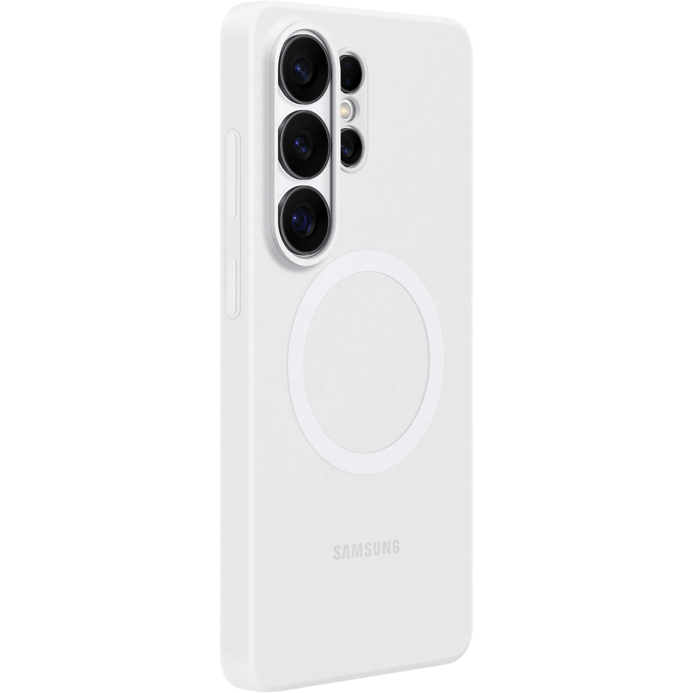 Samsung Galaxy S26 Ultra Siliconen Magnet Case Wit