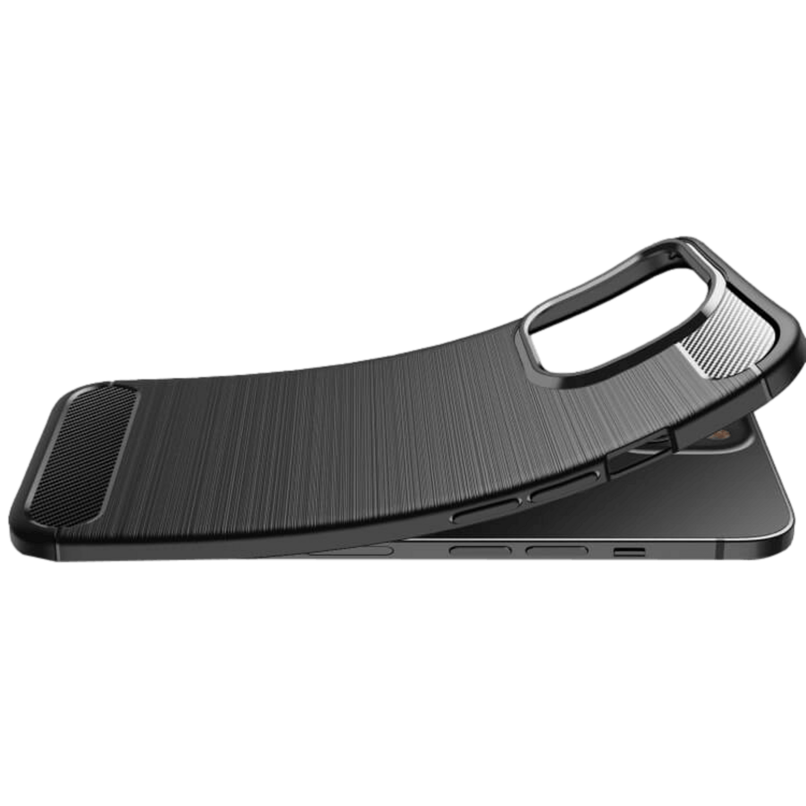 Mocaa iPhone 13 Pro Hoesje Schokbestendig Slank Zwart