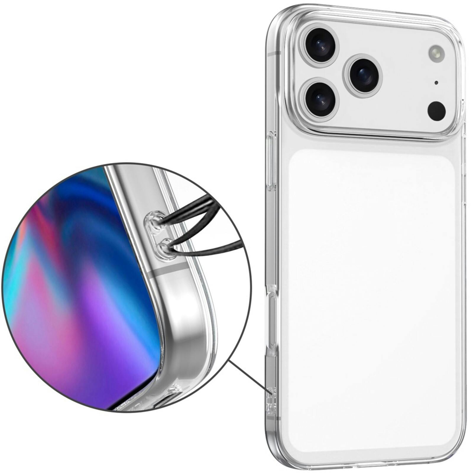 Mocaa iPhone 17 Pro / 18 Pro Clear Hoesje Transparant