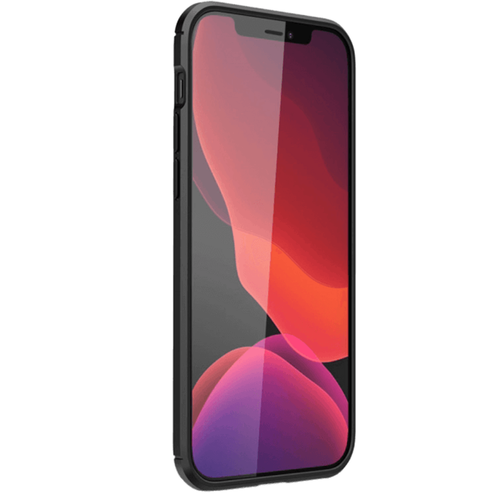 Mocaa iPhone 12 Pro Max Hoesje Schokbestendig Slank Zwart