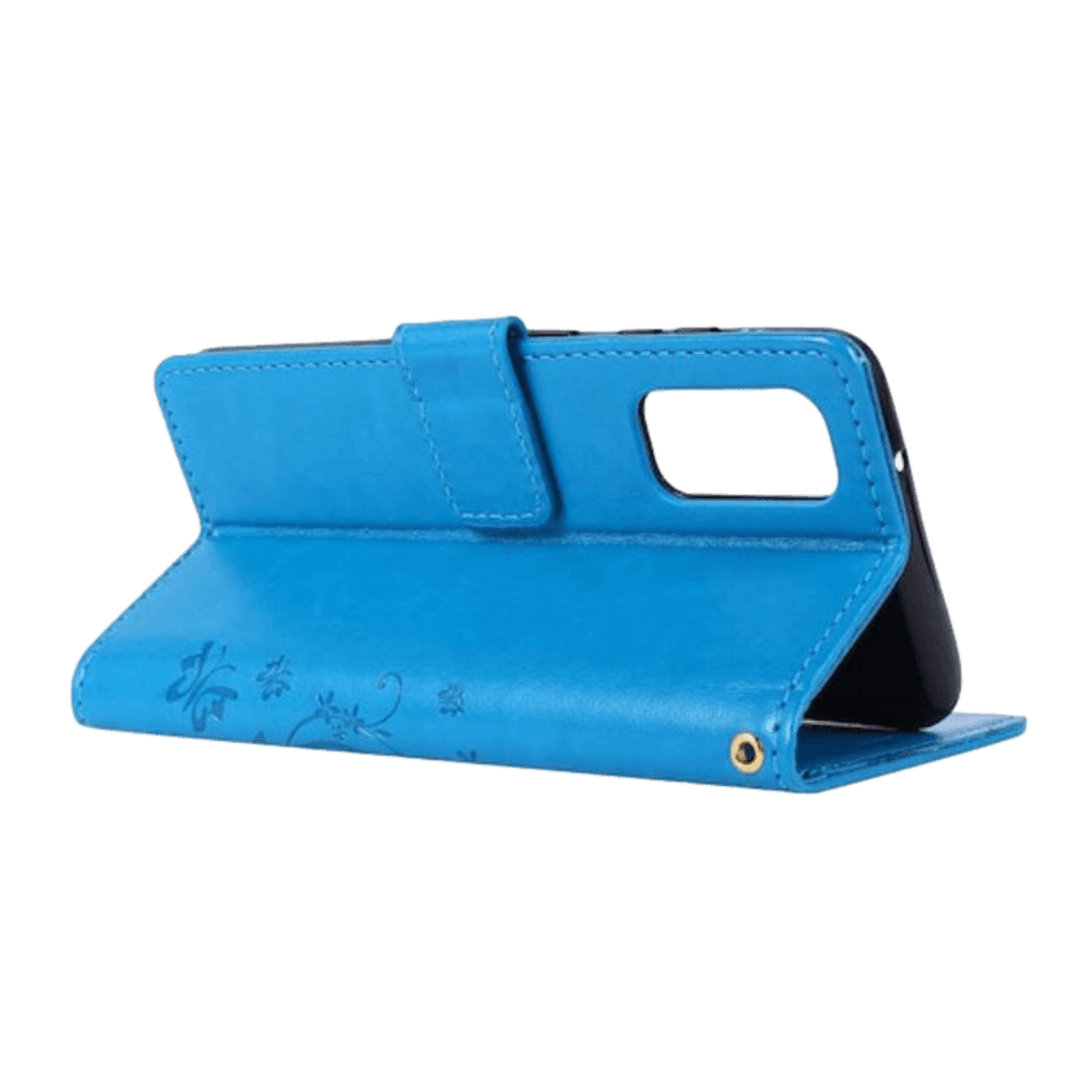 Mocaa Samsung Galaxy S20 Booklet Telefoonhoesje Blauw