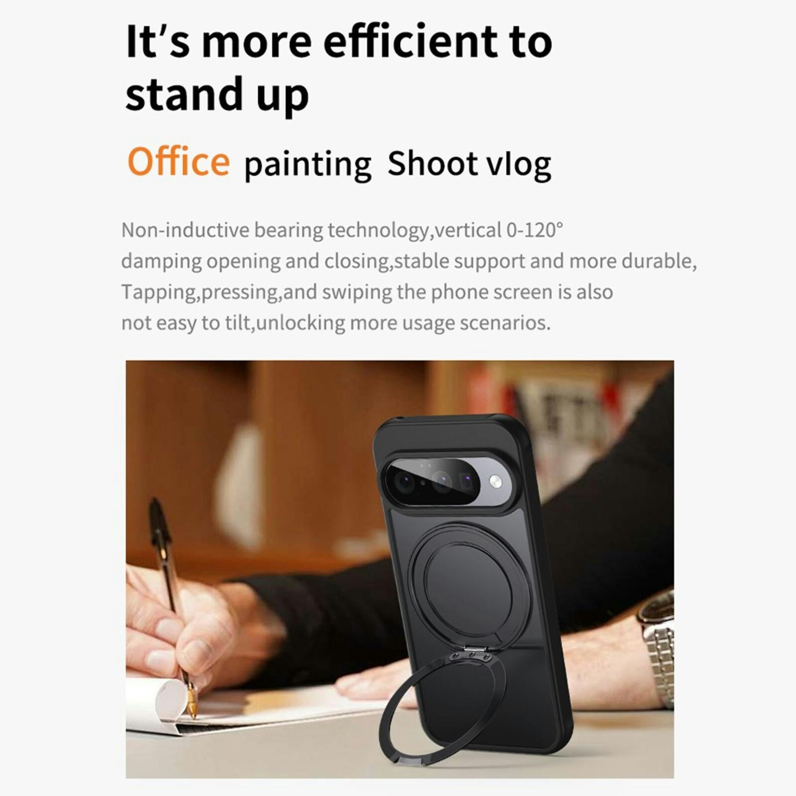 CaseBody Google Pixel 10 (Pro) MagSafe Kickstand Hoesje Transparant