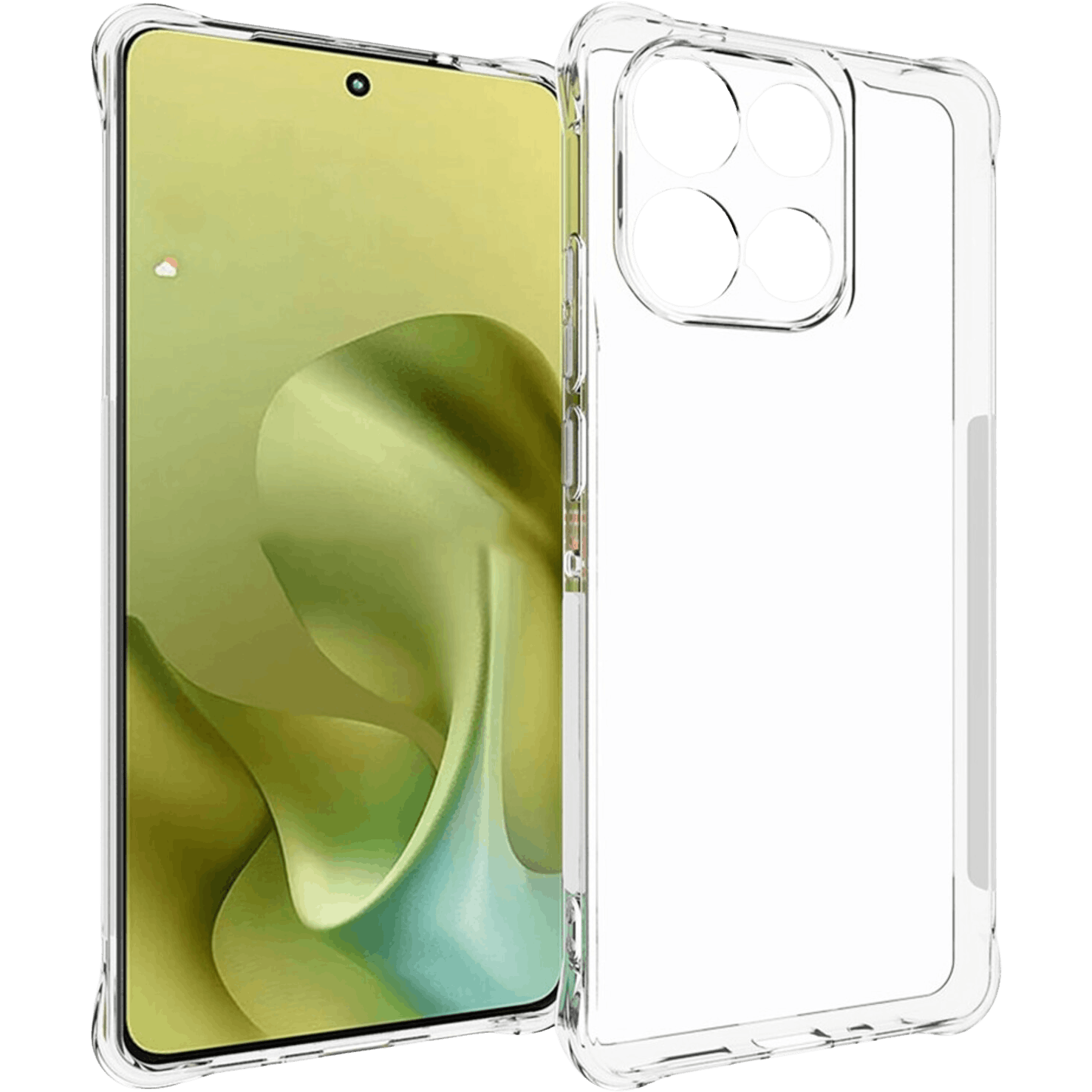 CaseBody Motorola Moto G86 Shockproof Hoesje Transparant