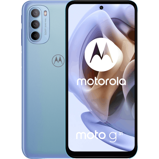 Motorola Moto G31 Baby Blue - Voorkant