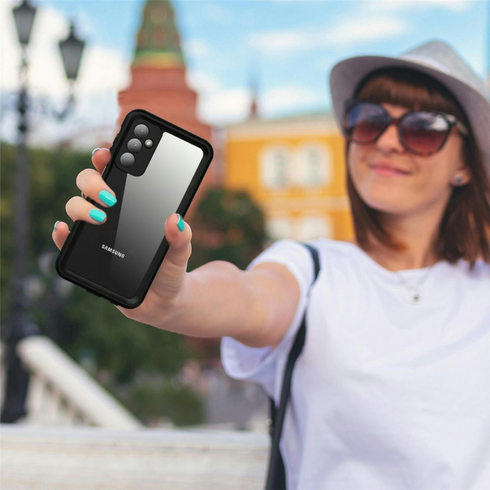 REDPEPPER Samsung Galaxy A25 Dot Pro Waterproof Hoesje Zwart