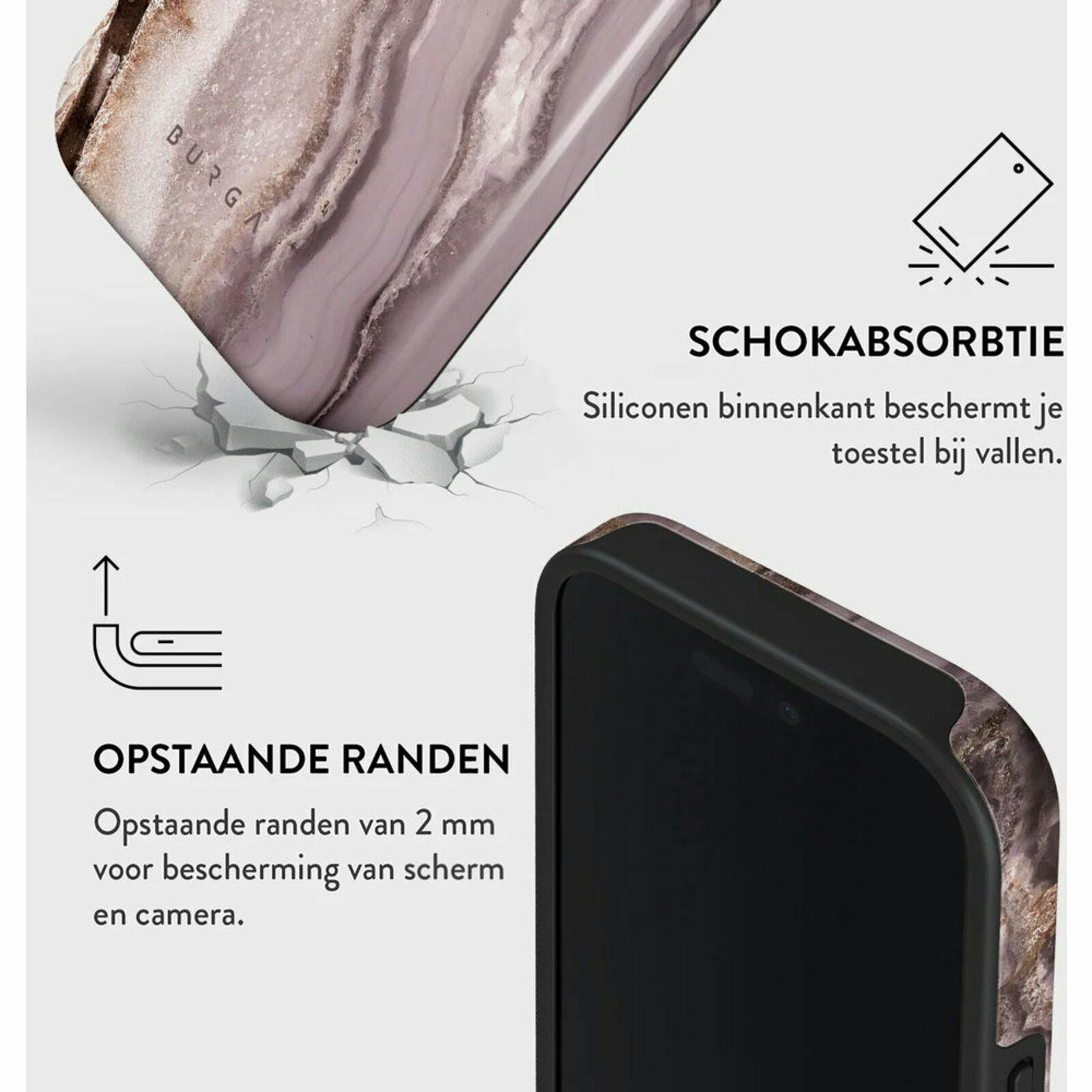 Burga iPhone 16 Pro Hoesje Golden Taupe