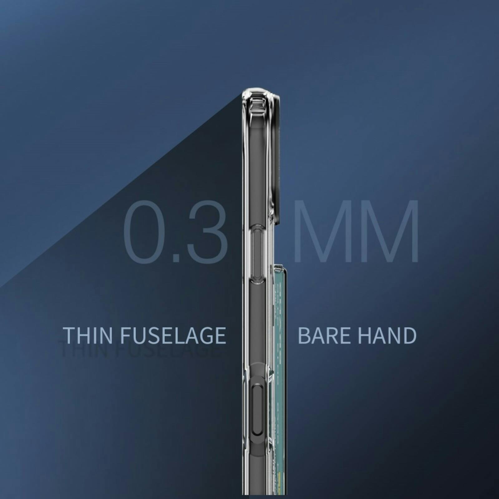 CaseBody Apple iPhone 16 Plus Shockproof Hoesje met Pasruimte Transparant