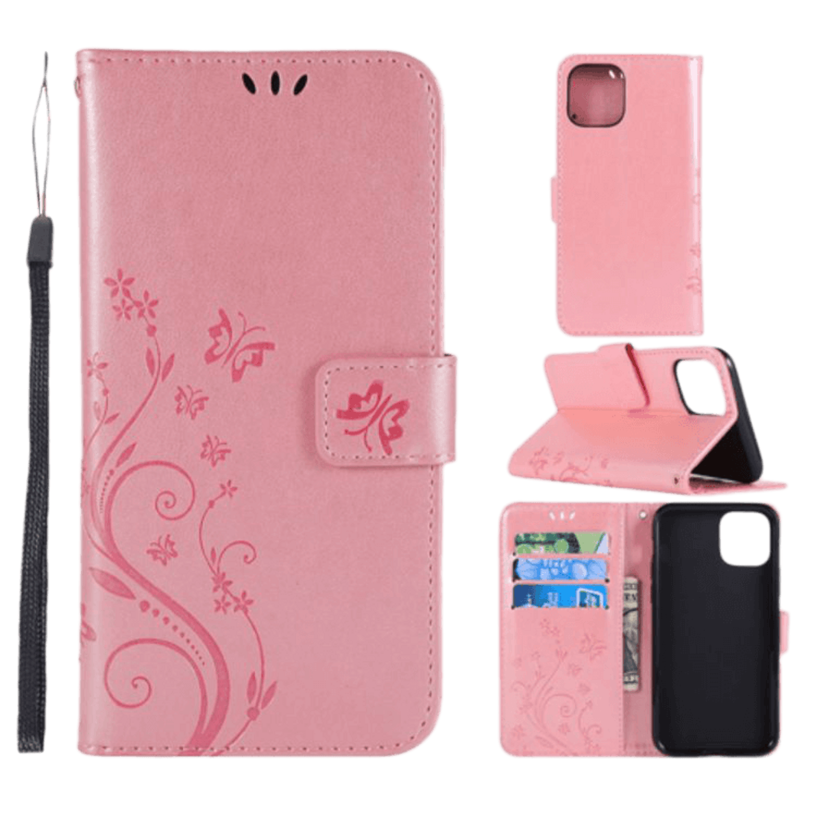 Mocaa iPhone 11 Pro Max Booklet Hoesje Roségoud