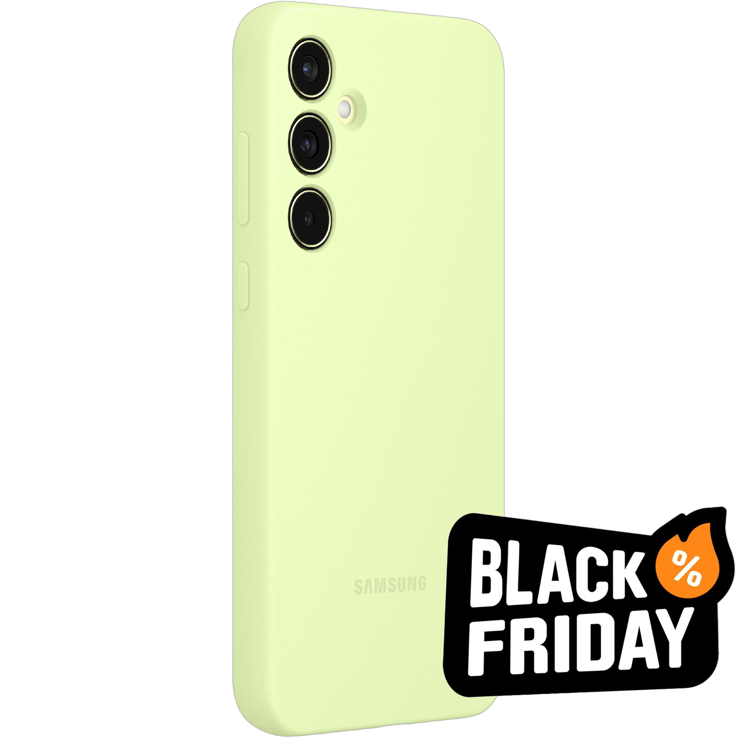 Samsung Galaxy A55 Siliconen Hoesje Lime