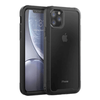 CaseBody iPhone 11 Front and Back Grip Case Zwart