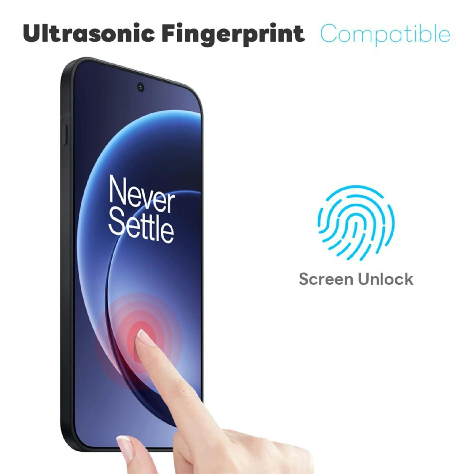 Northjo OnePlus 15 Hoesje en Screenprotector Transparant