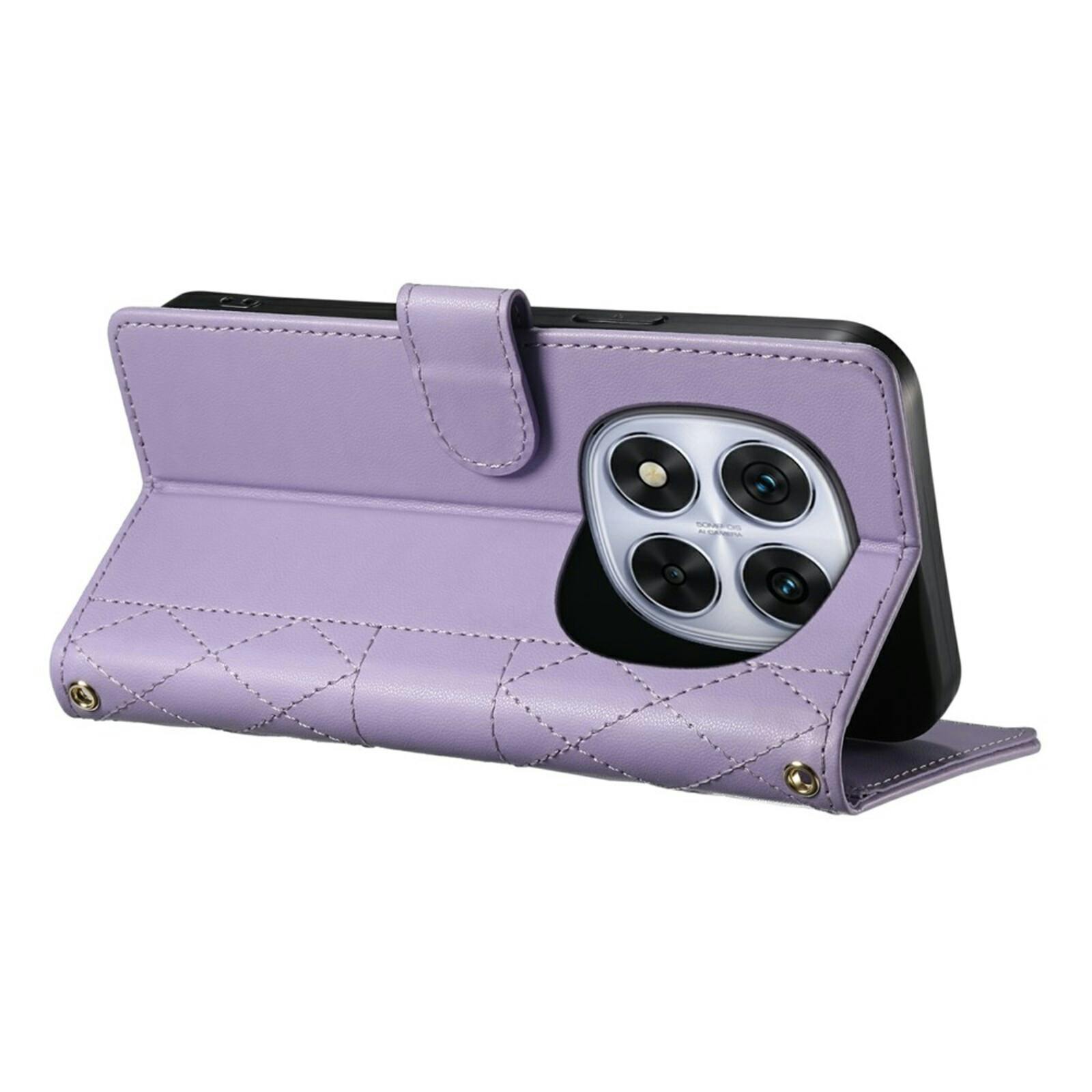 Comfycase Xiaomi Redmi Note 15 Pro Bookcase met Koord Paars