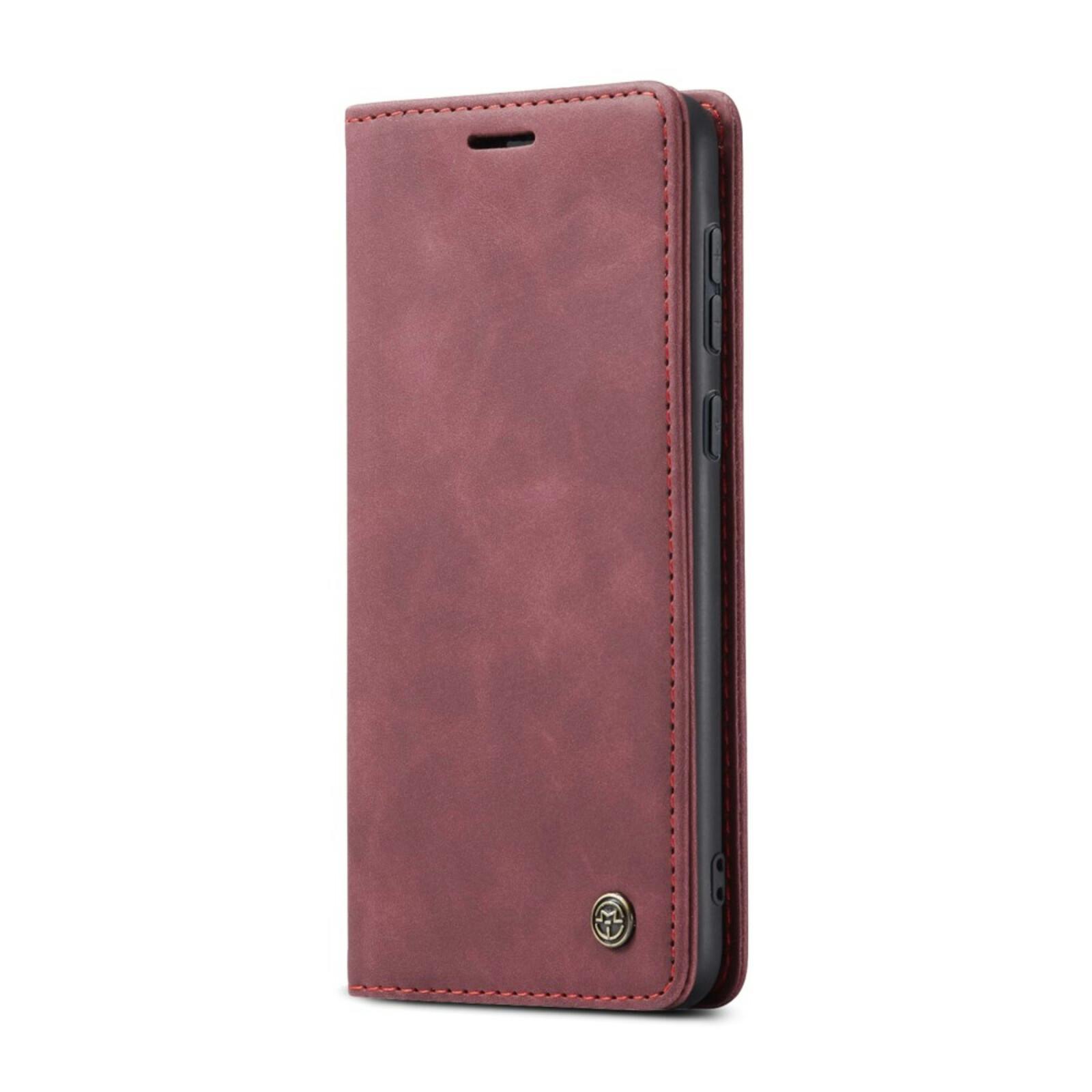 Caseme Samsung Galaxy A56 Business Bookcase Hoesje Rood