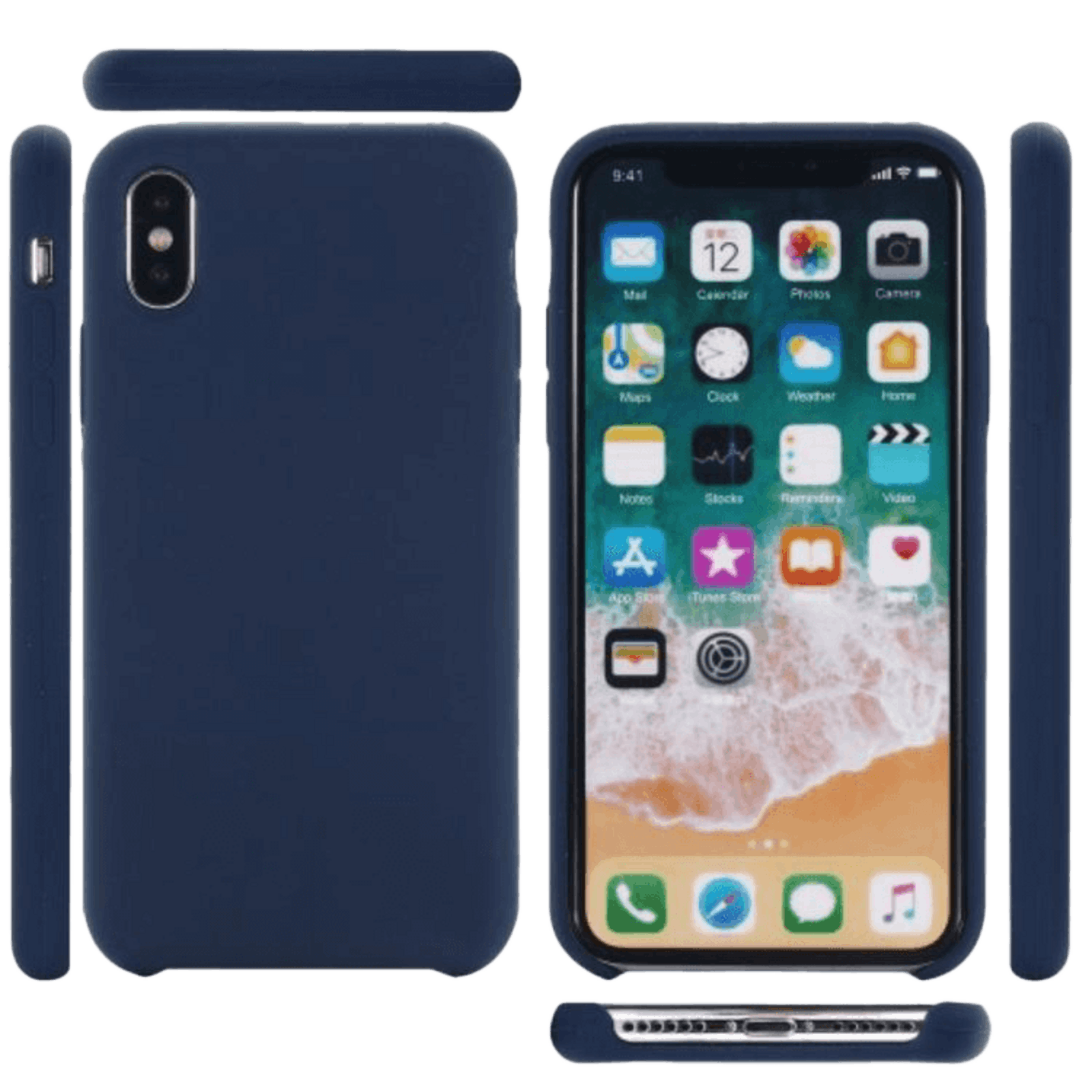CaseBody iPhone Xs Max BESTE KOOP - Sleeve Drop Proof Hoesje Blauw