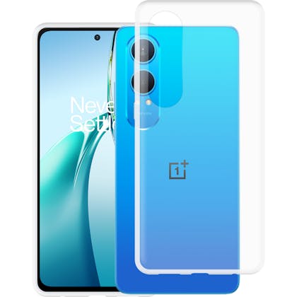 Just in Case OnePlus Nord CE4 Lite Siliconen (TPU) Hoesje Transparant - Voorkant