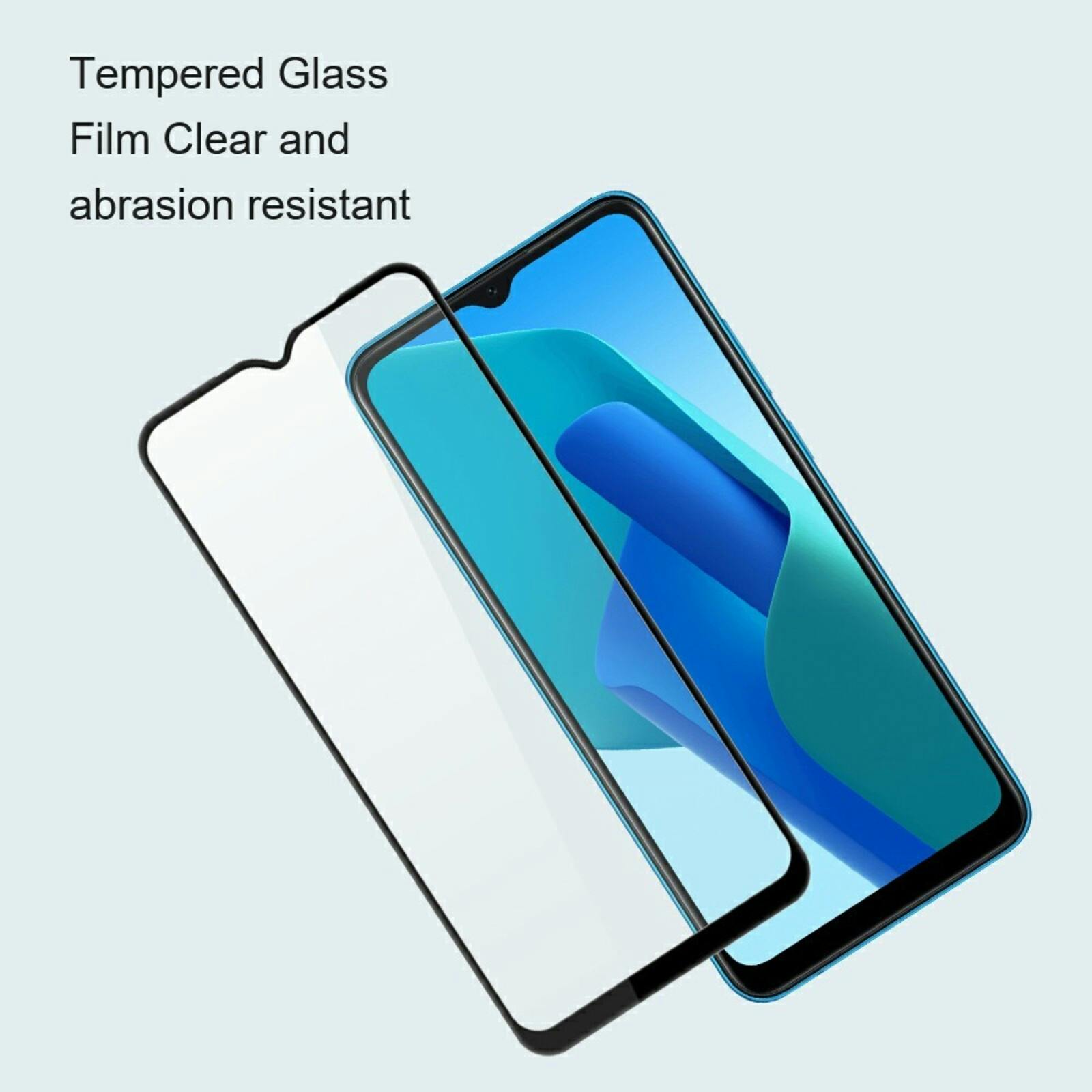 Amorus Oppo A80 Screenprotector Gehard Glas Transparant