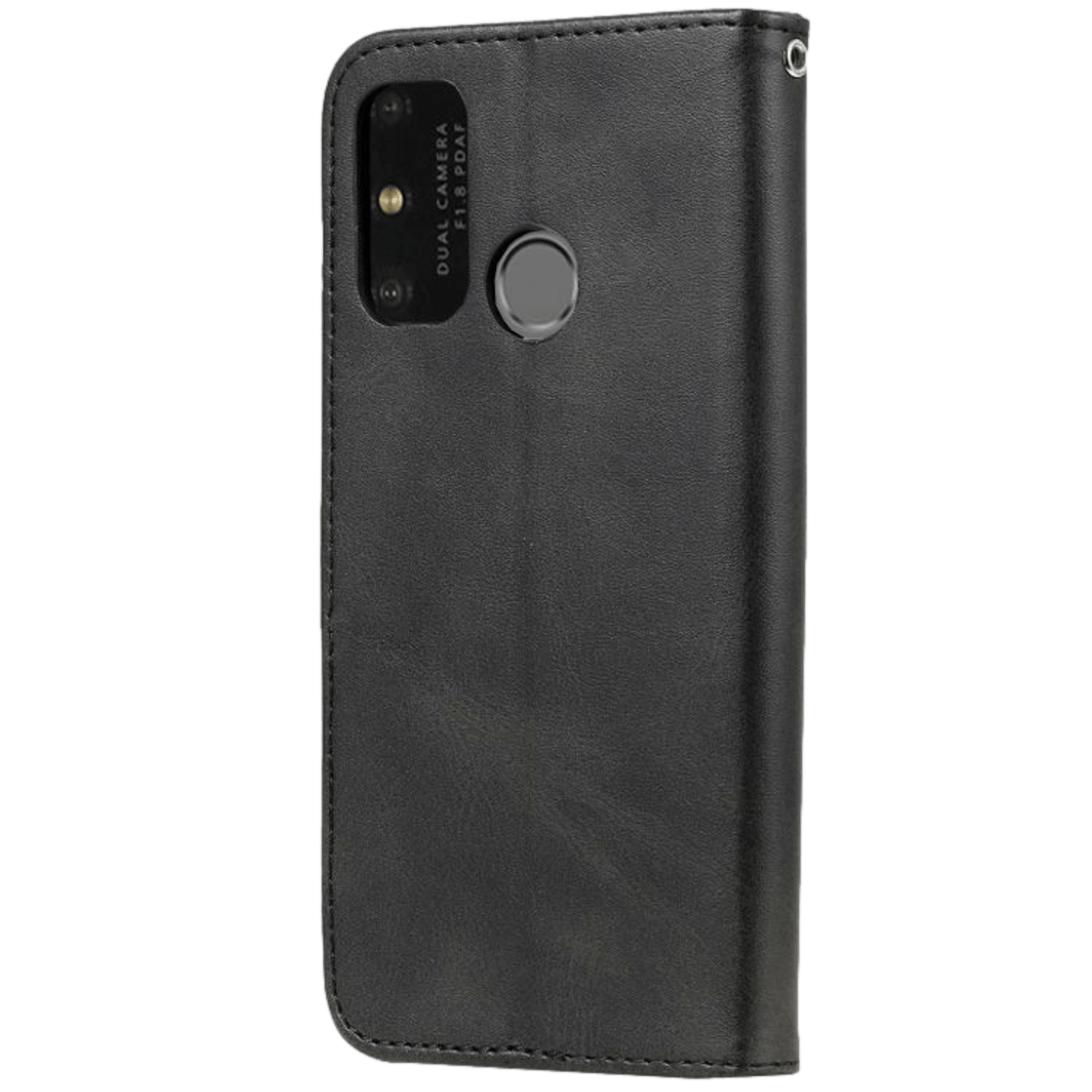 CaseBody Huawei P Smart 2020 Zipper Portemonnee Hoesje Zwart
