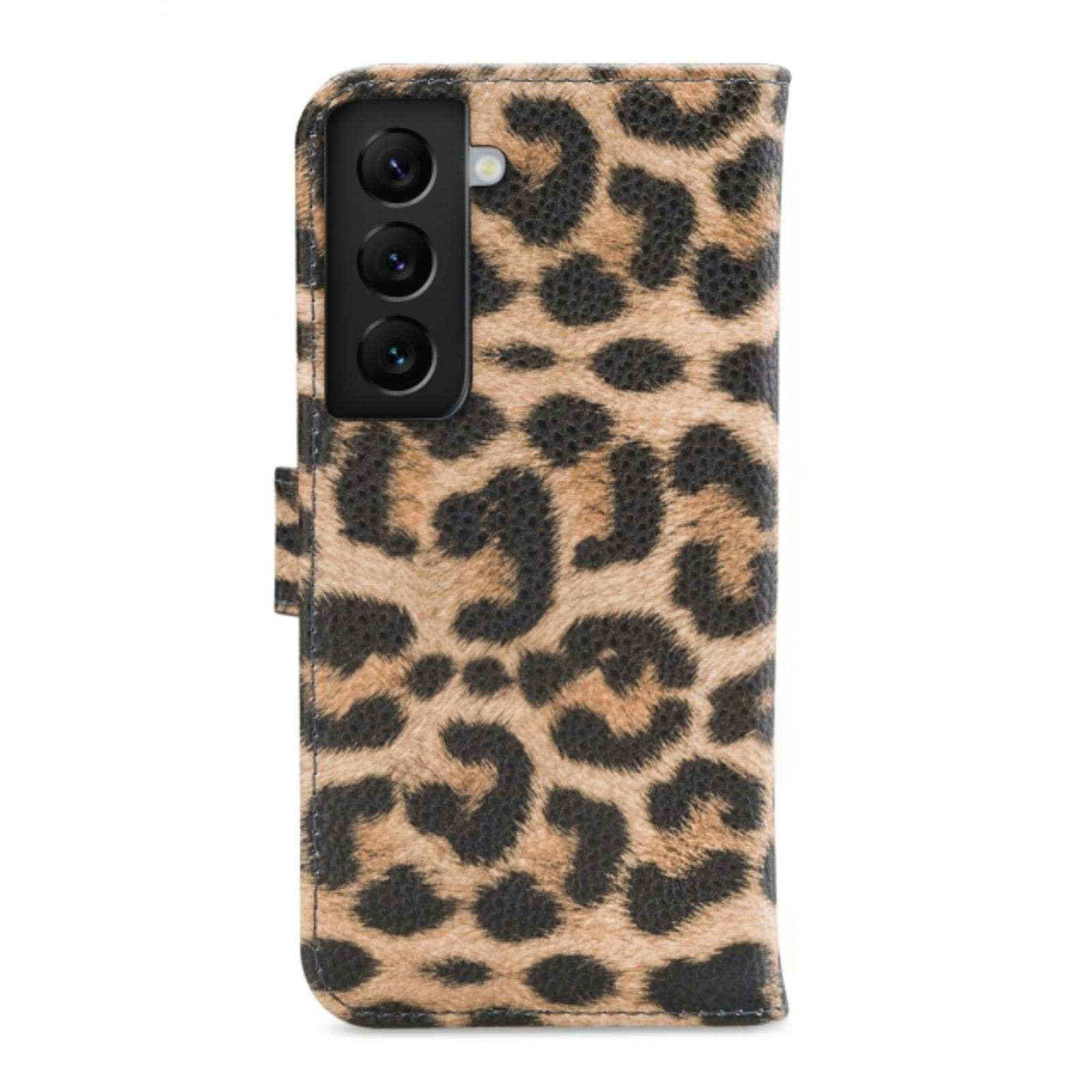 My Style Galaxy S22 Plus Portemonnee Hoesje Leopard