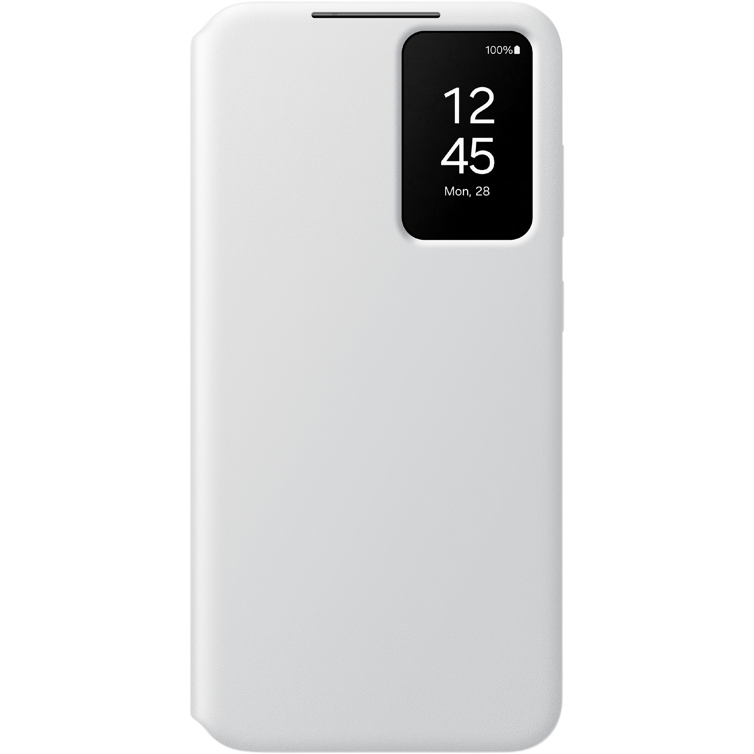 Samsung Galaxy S24 Ultra Smart View Portemonnee Hoesje Wit