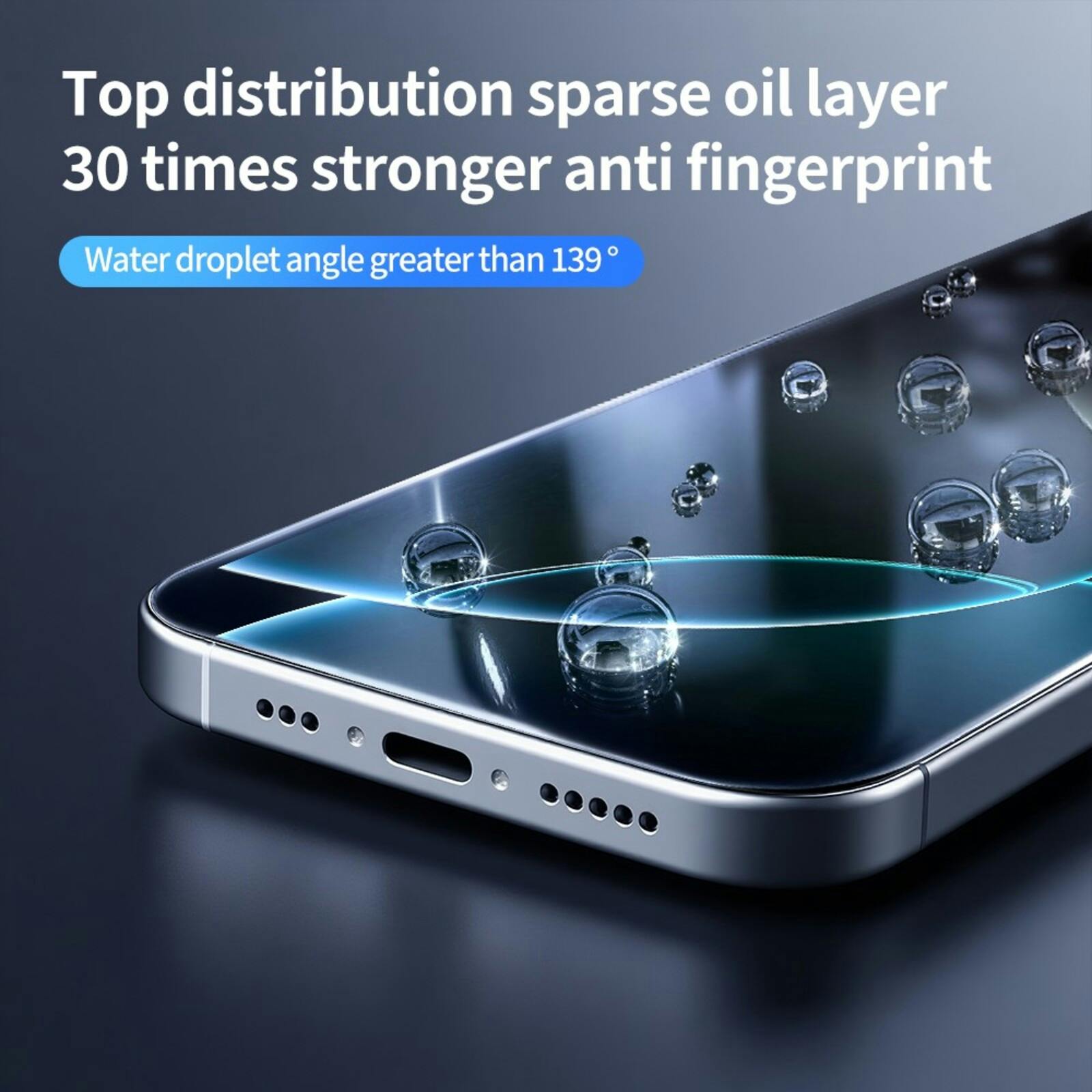 DO AS YOU WISH iPhone 14 Pro Full Screen Tempered Glass Screenprotector Transparant