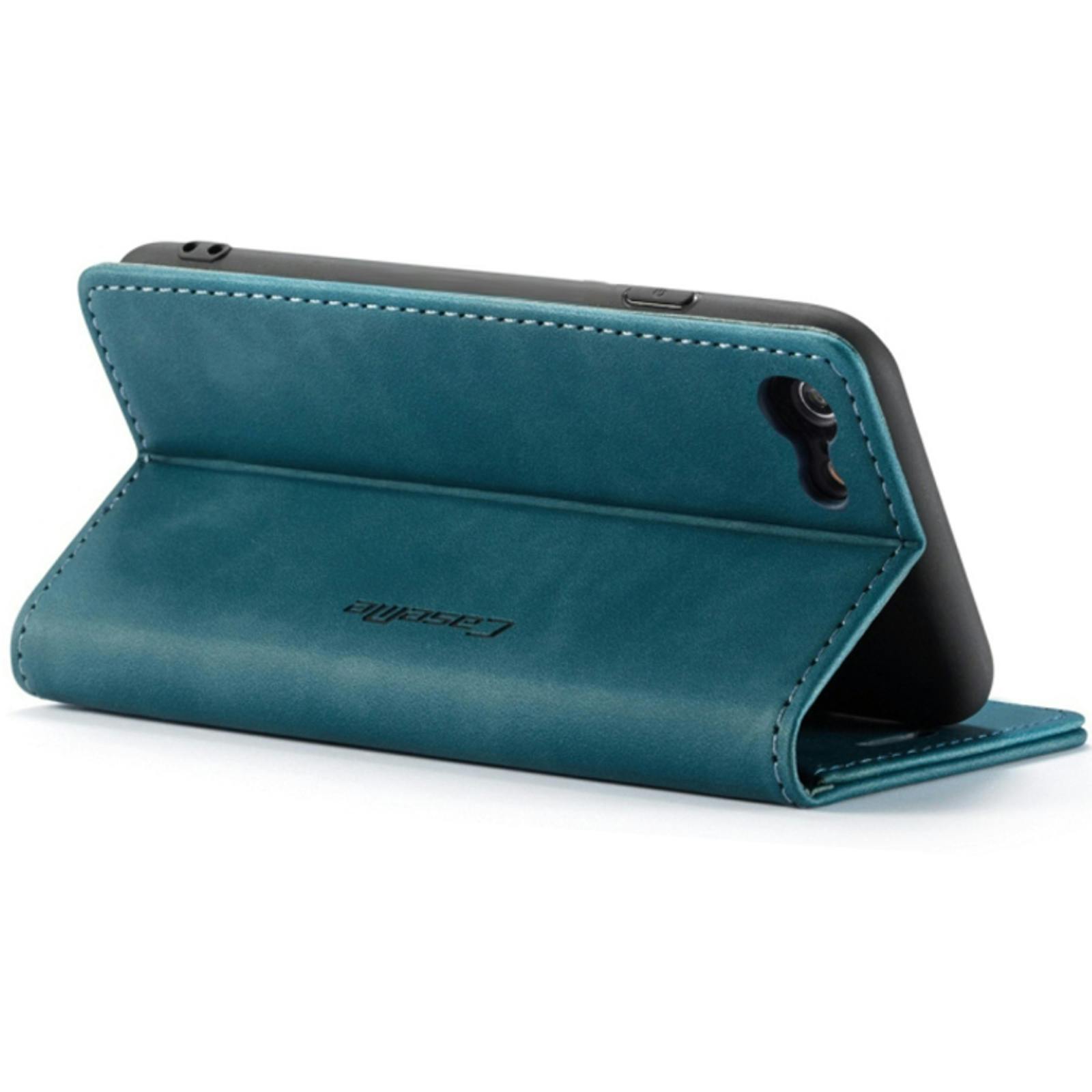Caseme iPhone 6 / 6s Business Wallet Bookcase Hoesje Blauw