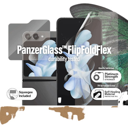 PanzerGlass Galaxy Z Flip5 Screenprotector Duo Pack