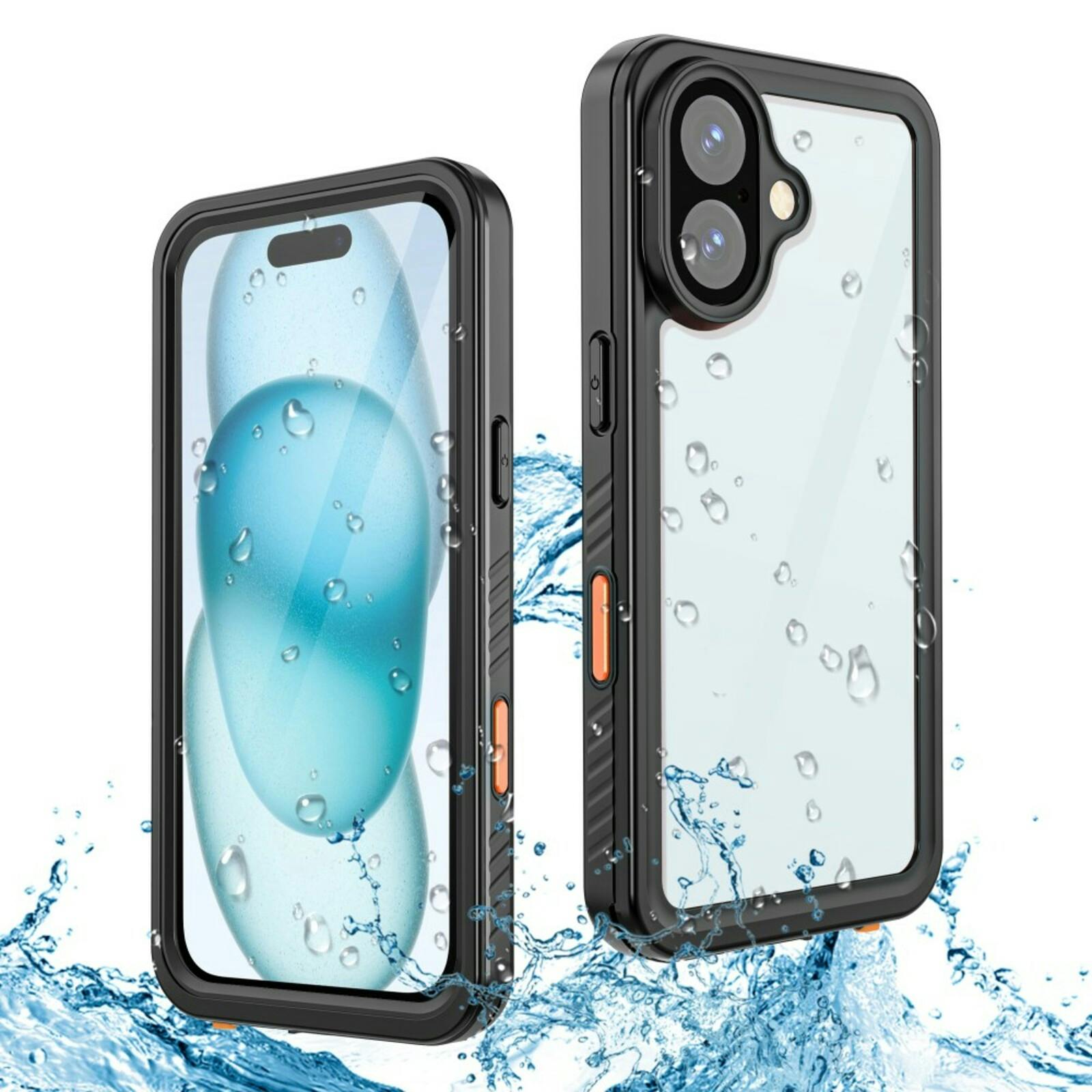 REDPEPPER iPhone 16 Plus FS Series Waterproof Hoesje Zwart