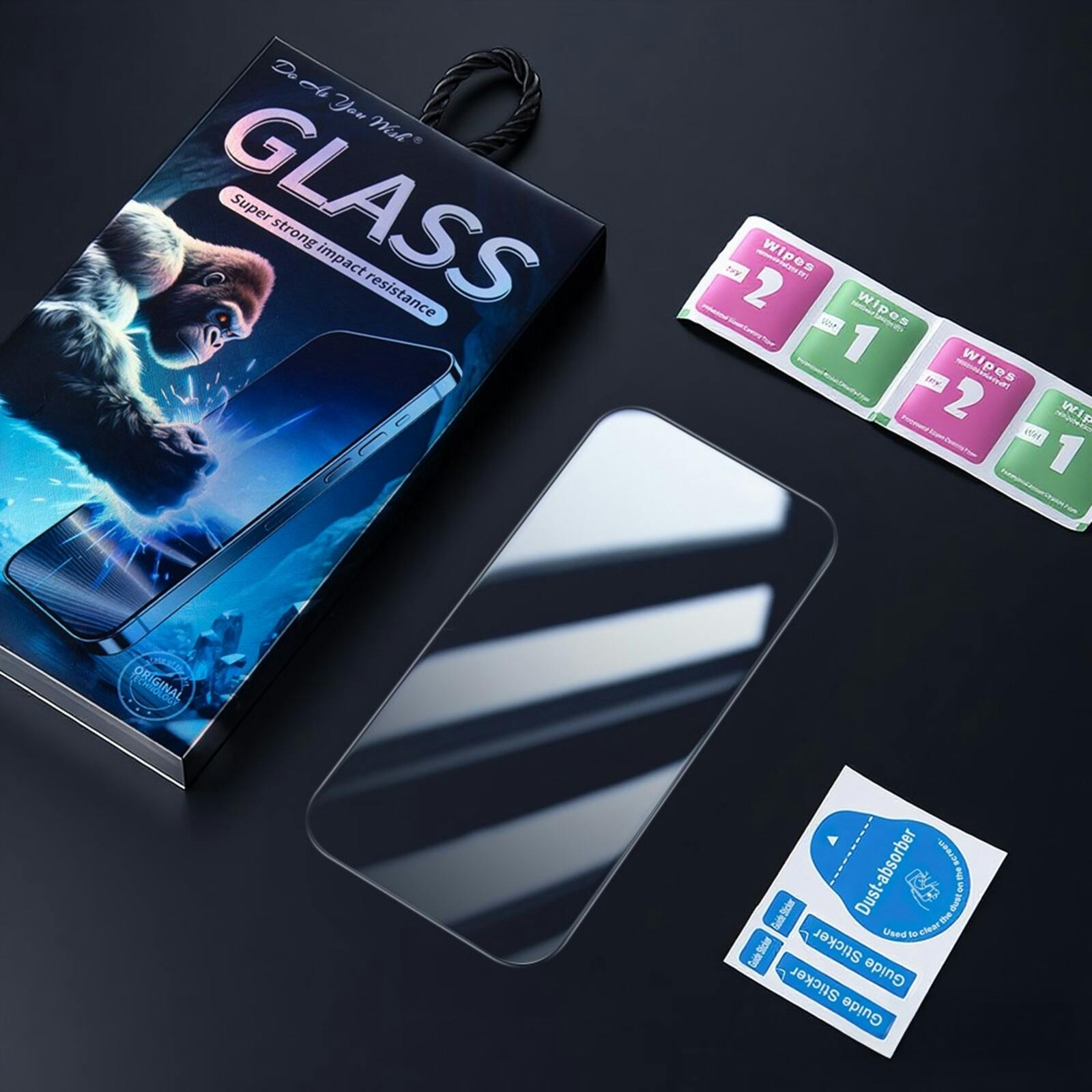 DO AS YOU WISH iPhone 16e Tempered Glass Screenprotector Transparant