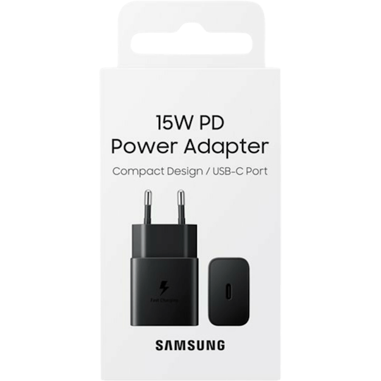 Samsung 15W USB-C Oplader Black