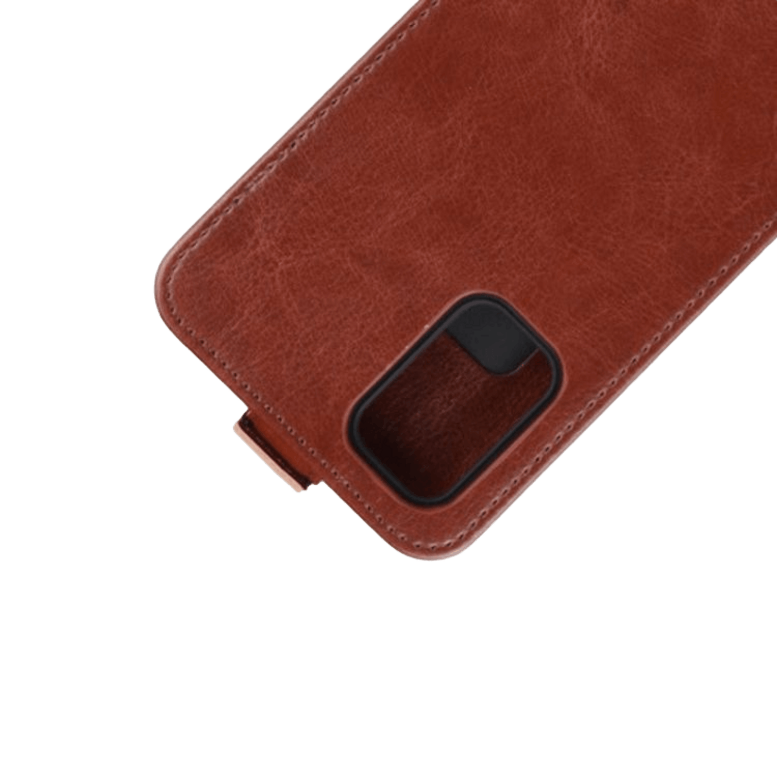 Comfycase Samsung Galaxy S20 Flipcover Hoesje met Pasruimte Bruin