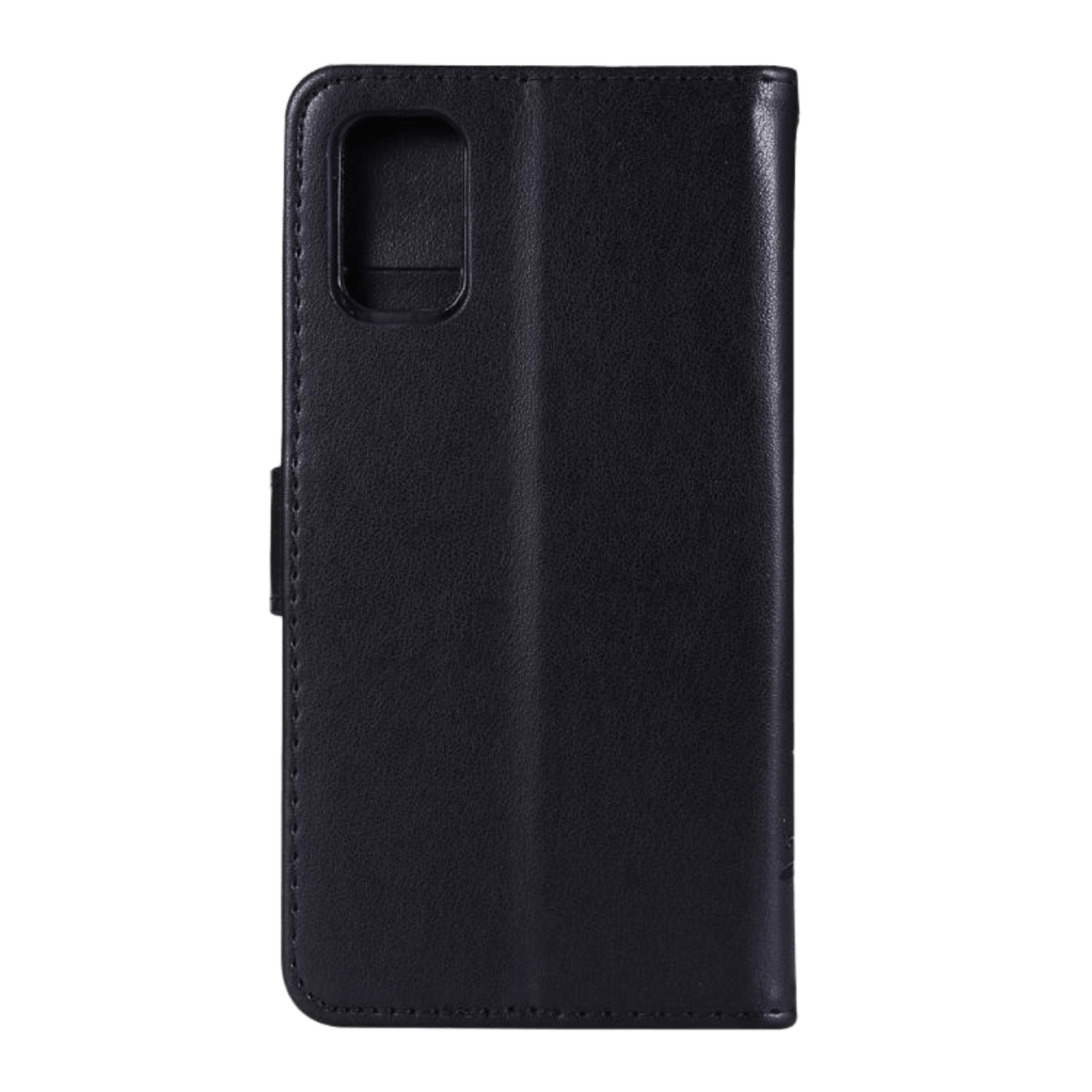 Mocaa Samsung Galaxy A41 Booklet Hoesje Zwart
