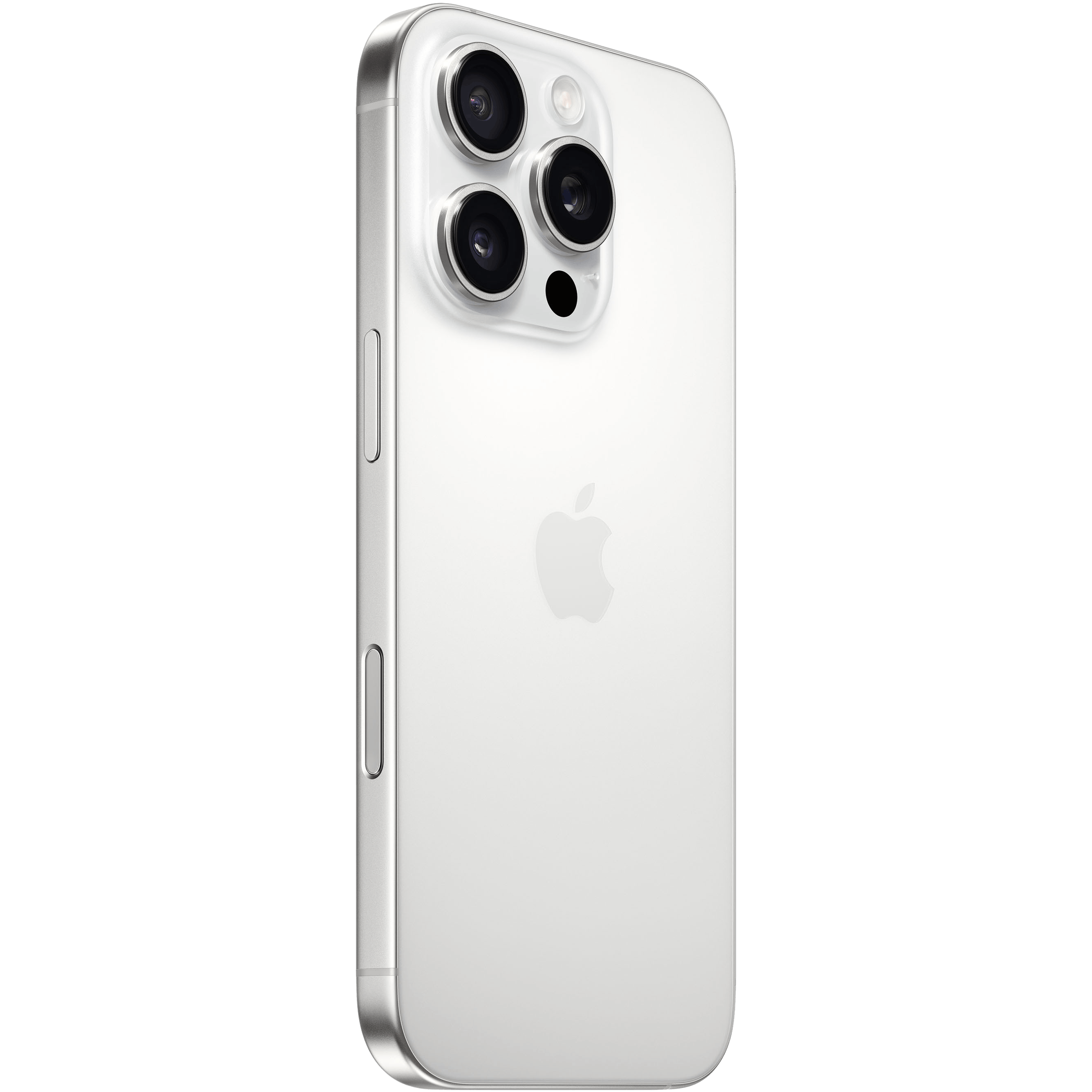 Apple iPhone 16 Pro White Titanium - Aanzicht vanaf links