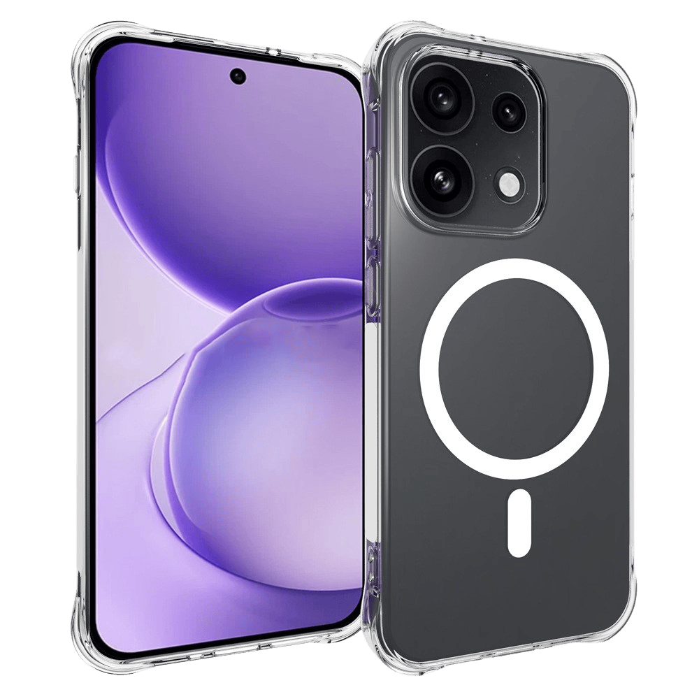 CaseBody OPPO Reno16 5G Magnetisch Hoesje Transparant