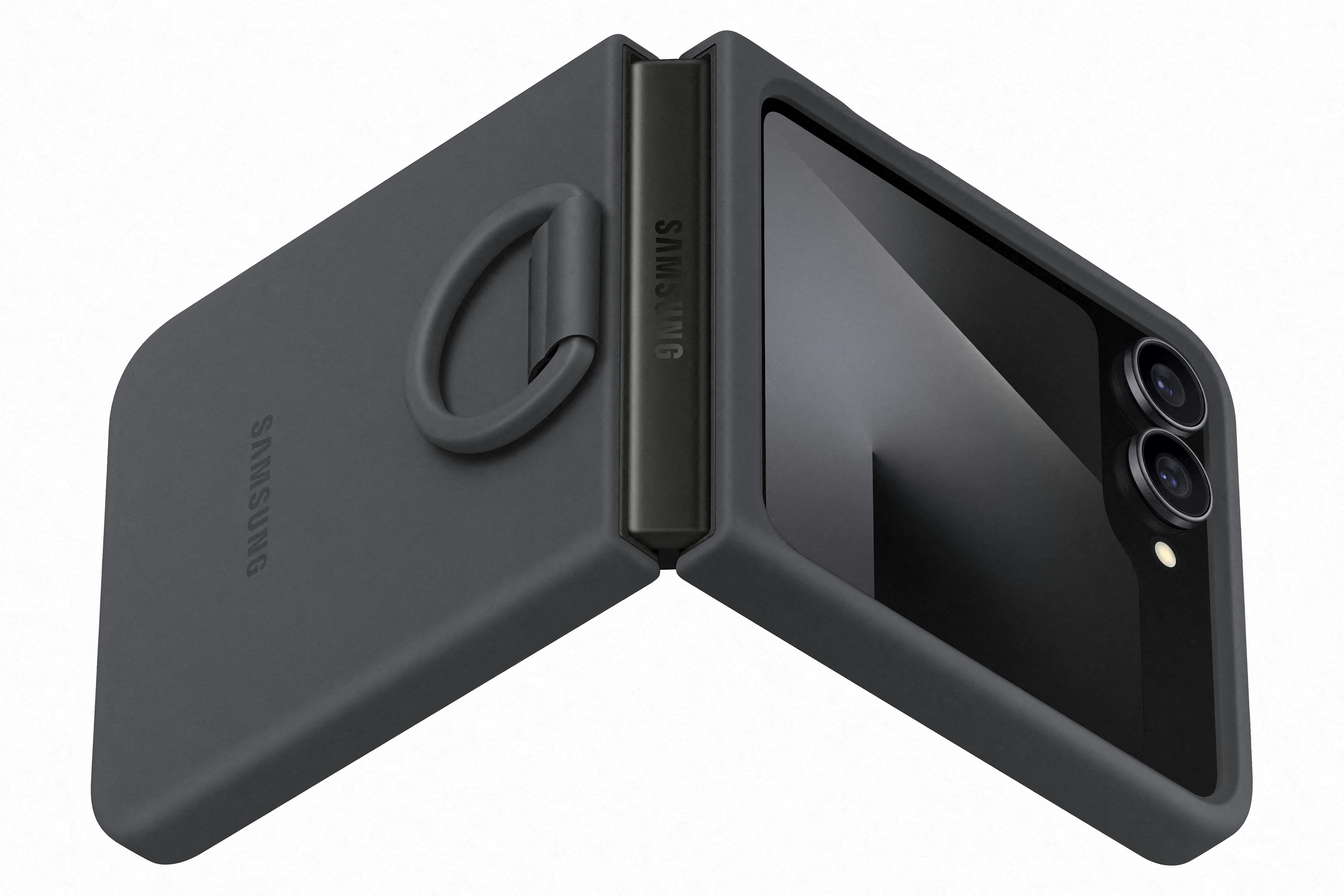 Samsung Galaxy Flip7 FE Siliconen Case Zwart