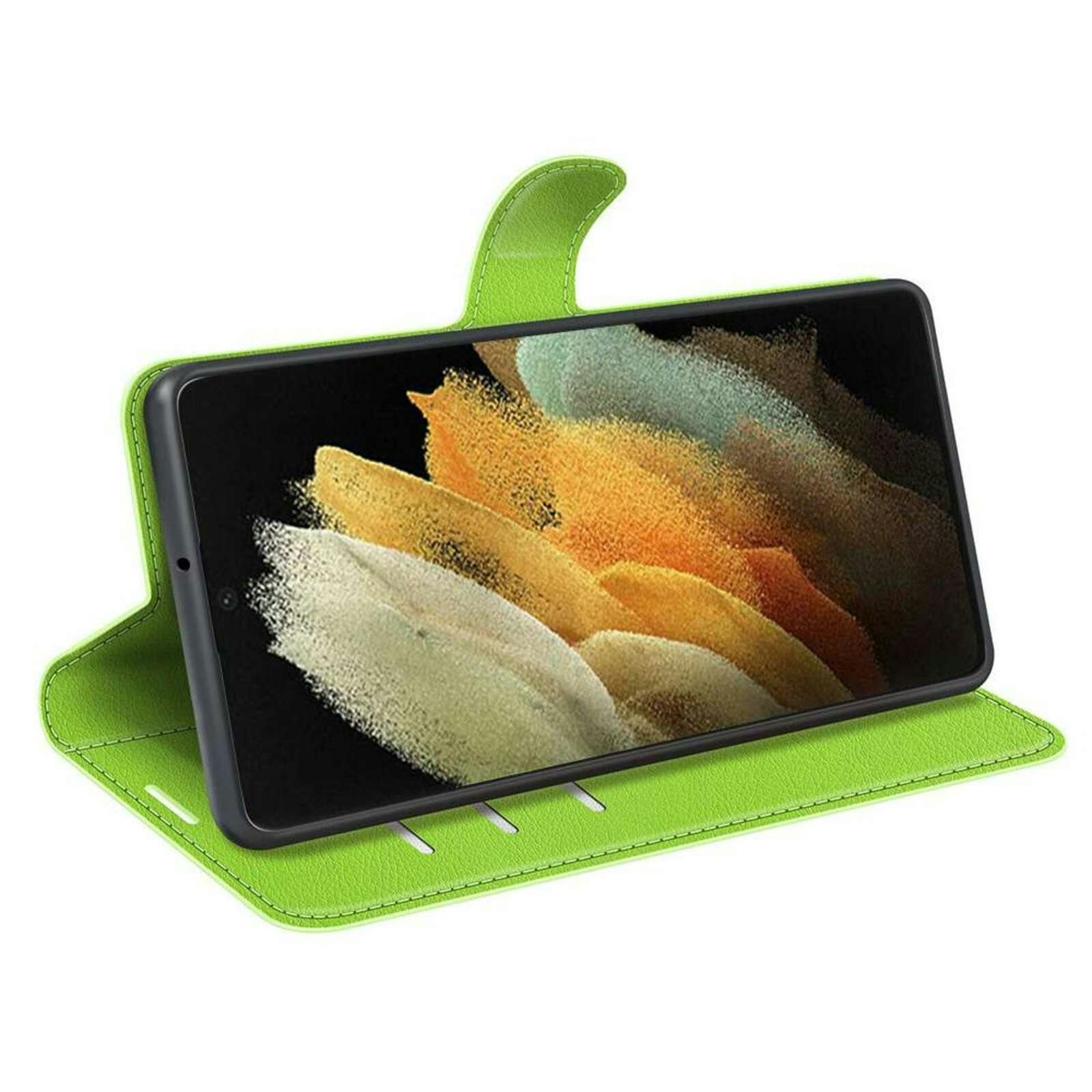 Just in Case Galaxy S22 Ultra TPU Portemonnee Hoesje Green