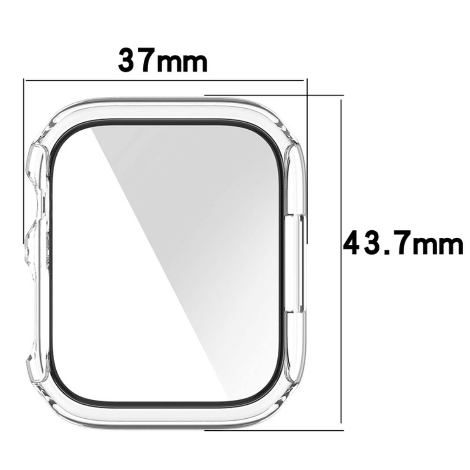 Mocaa Apple Watch Series 9 Beschermhoesje 41mm Transparant