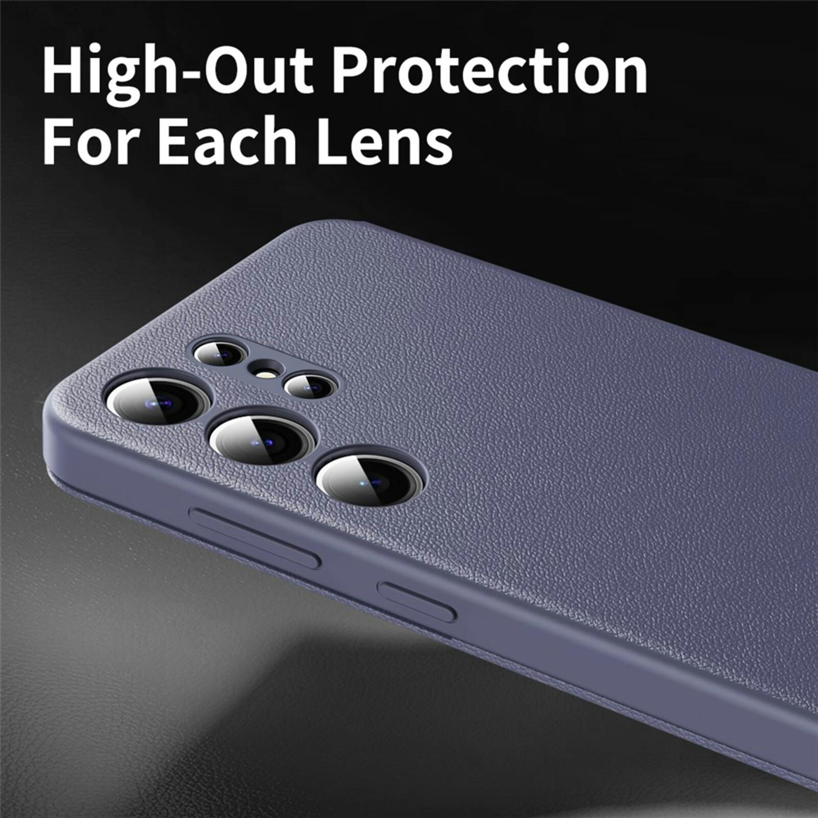 CaseBody Samsung Galaxy S24 Ultra Smart Cover Paars