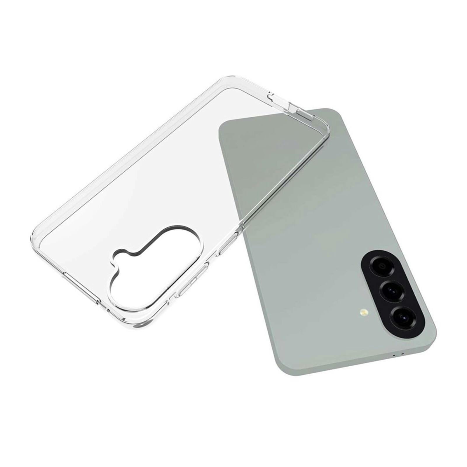 Mocaa Samsung Galaxy A57 Hoesje en Screenprotector Transparant