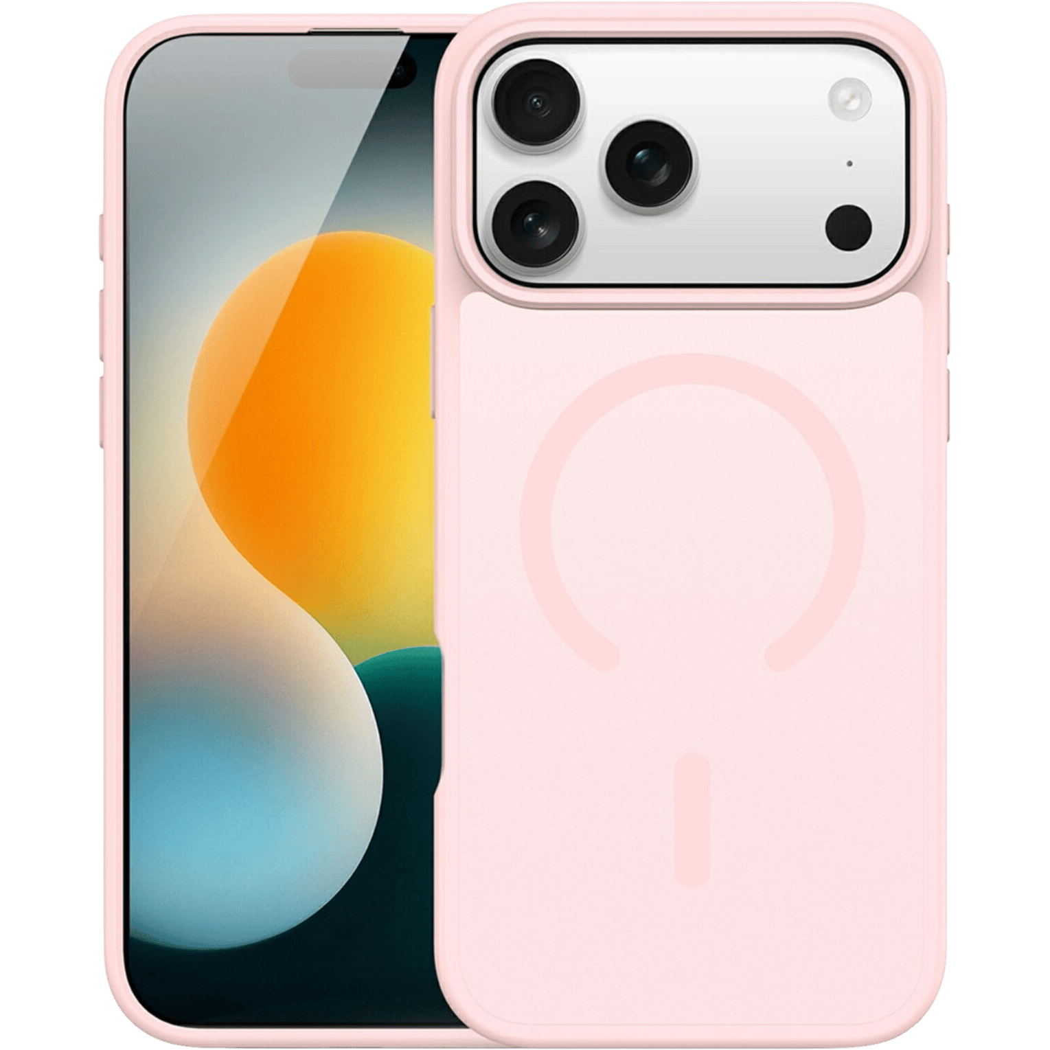 DUX DUCIS iPhone 17 Pro Max Mat Yind MagSafe Hoesje Roze - Voorkant
