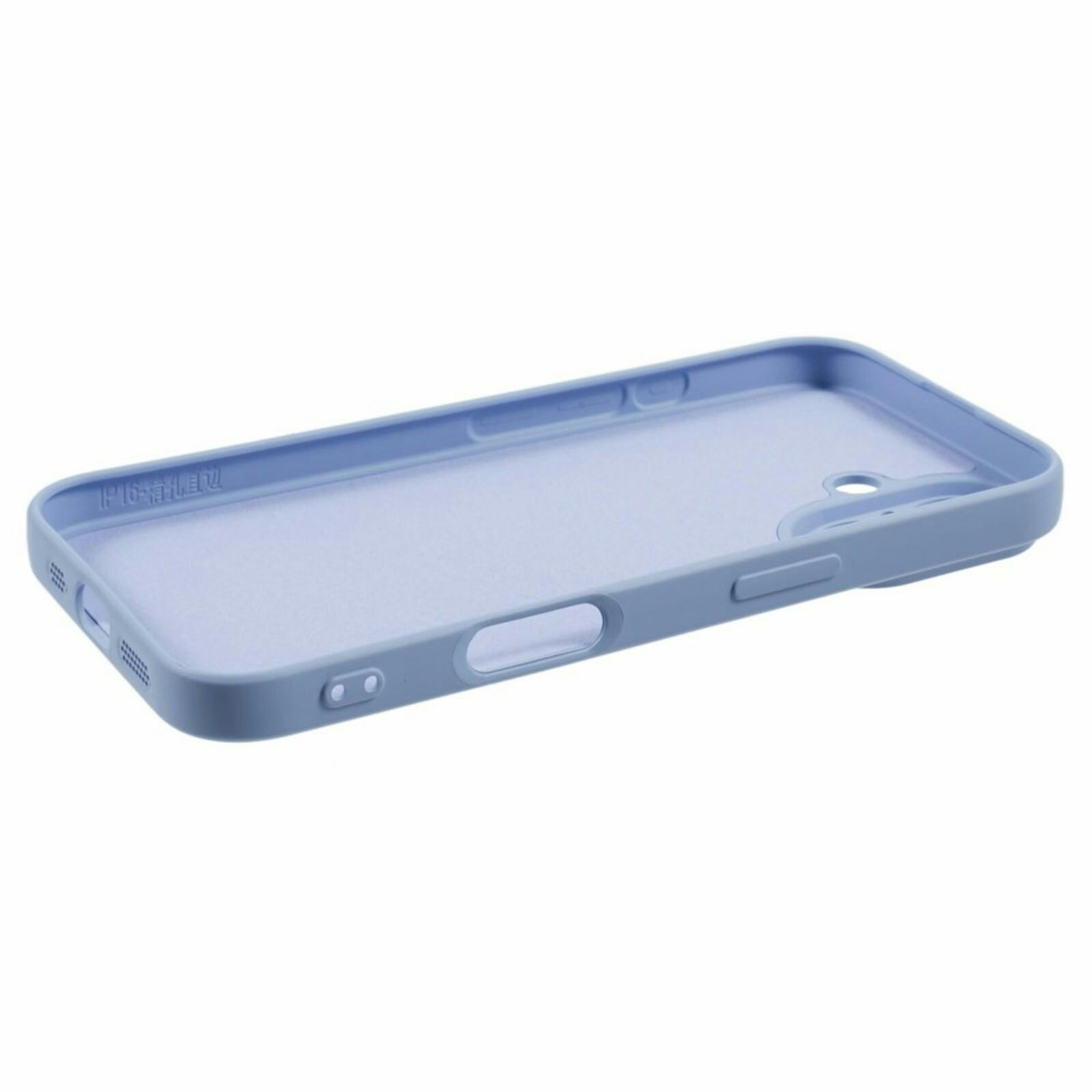 Mocaa Apple iPhone 16 Lens Protection Hoesje Blauwgrijs