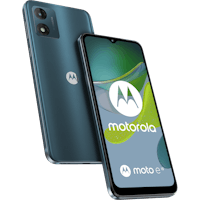 Motorola Moto E13 Aurora Green - Voorkant & achterkant met abonnement