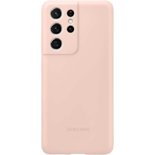 Samsung Galaxy S21 Ultra Siliconen Hoesje Roze